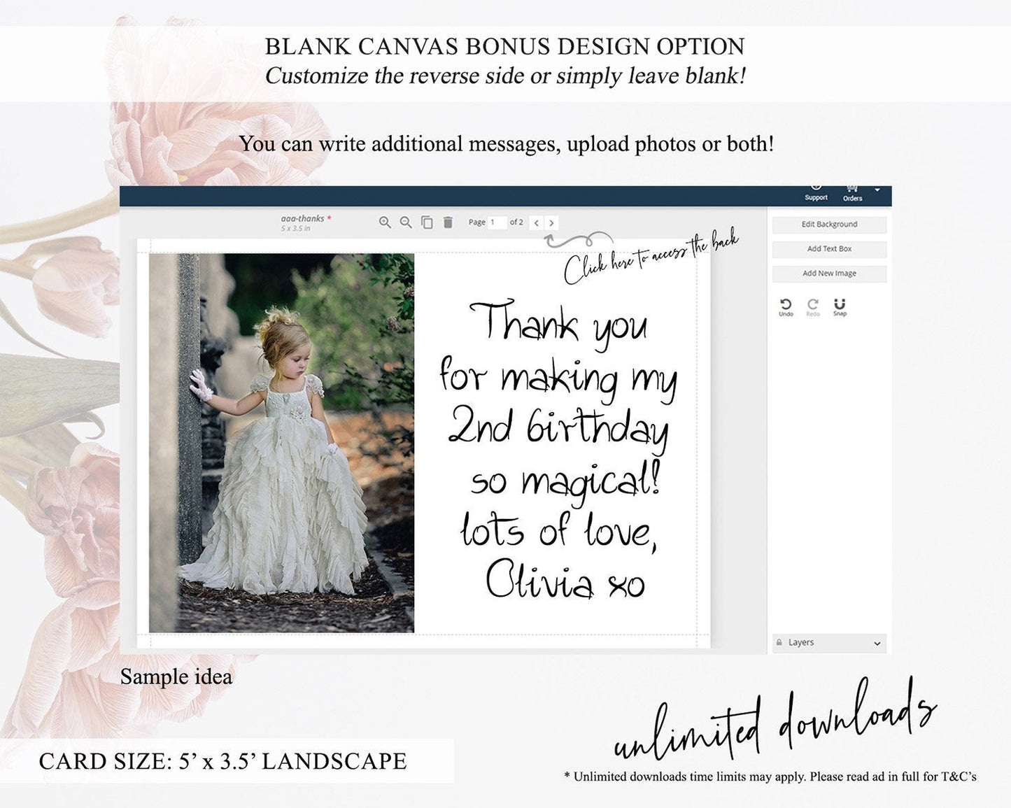 Dinosaur Thank You Dinosaur Volcano Thank You Card Dinosaur Birthday Card Watercolor Volcano T-Rex Raptor Jurassic Teacher Thank You D10597