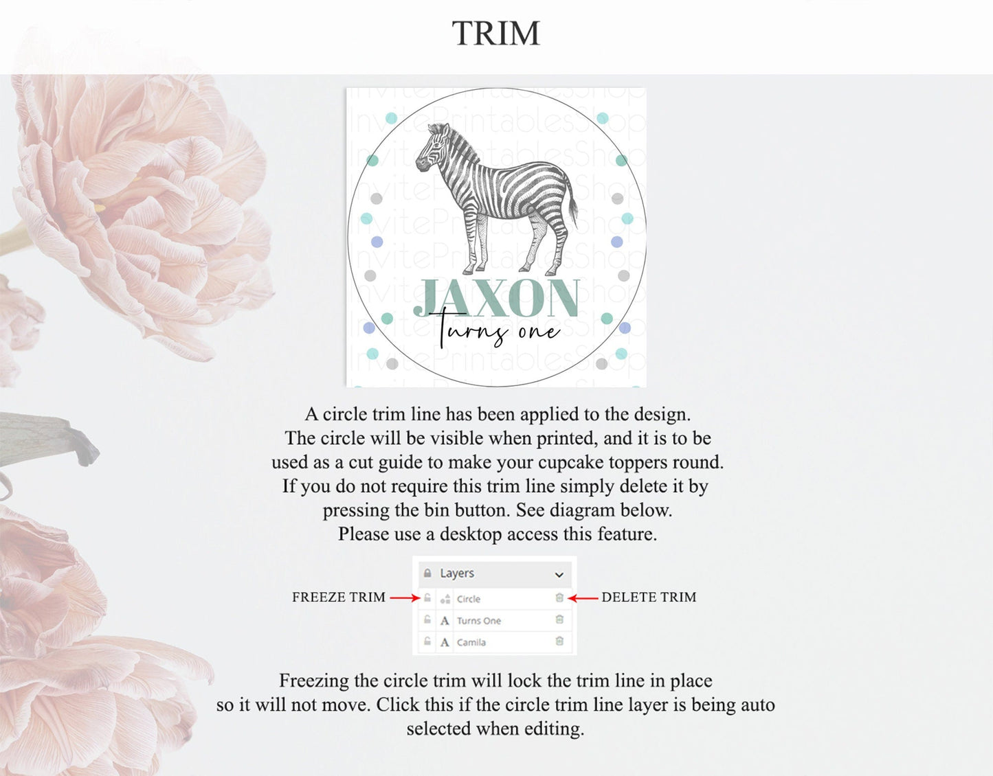 Zebra Cupcake Toppers Zebra Cupcake Zebra Take A Cupcake Toppers Zebra Safari Decor Zoo Party Zebra Palm Leaf Decor First Birthday D10856