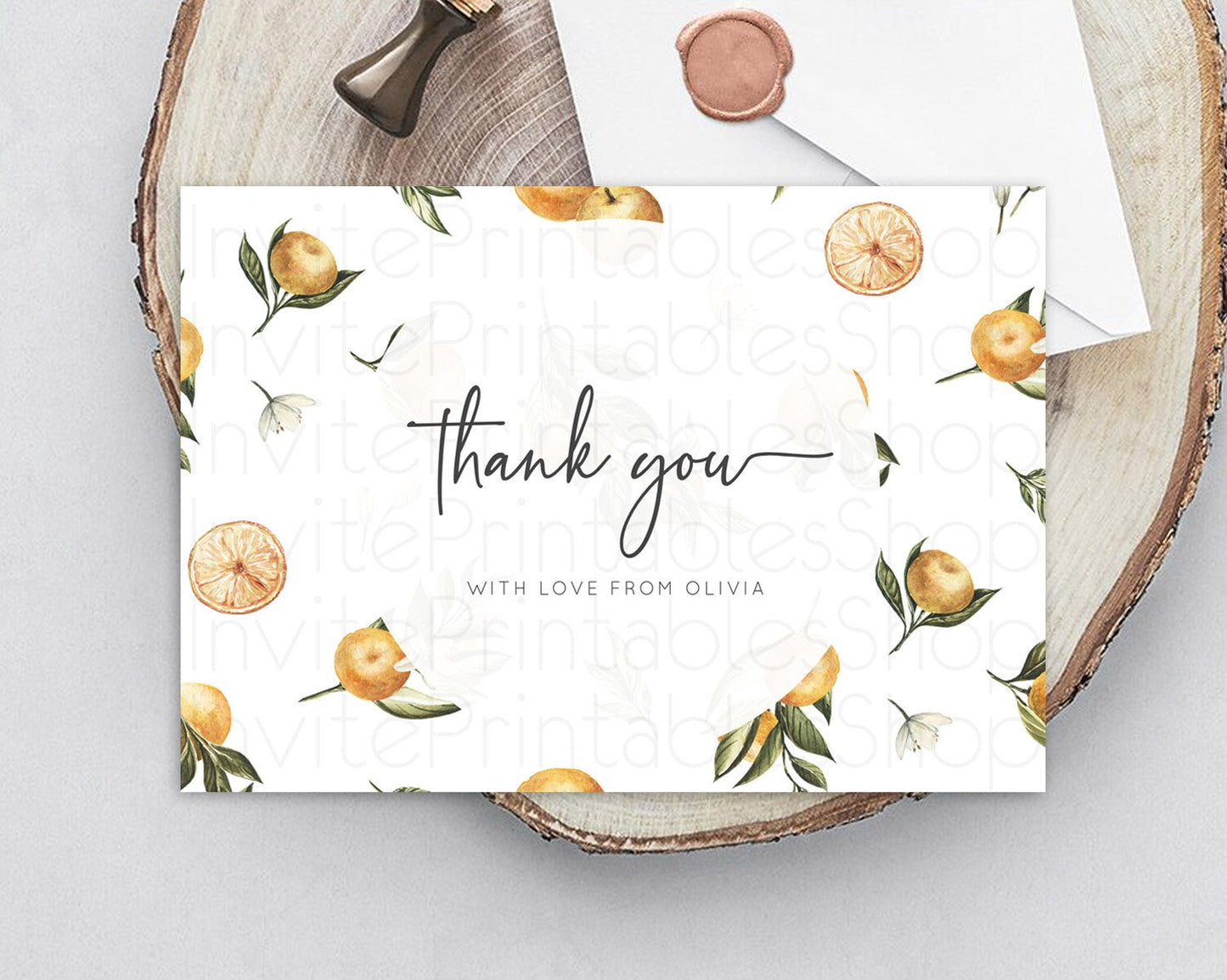 Editable Citrus Thank You Lemon Thank You Orange Thank You Citrus Birthday T