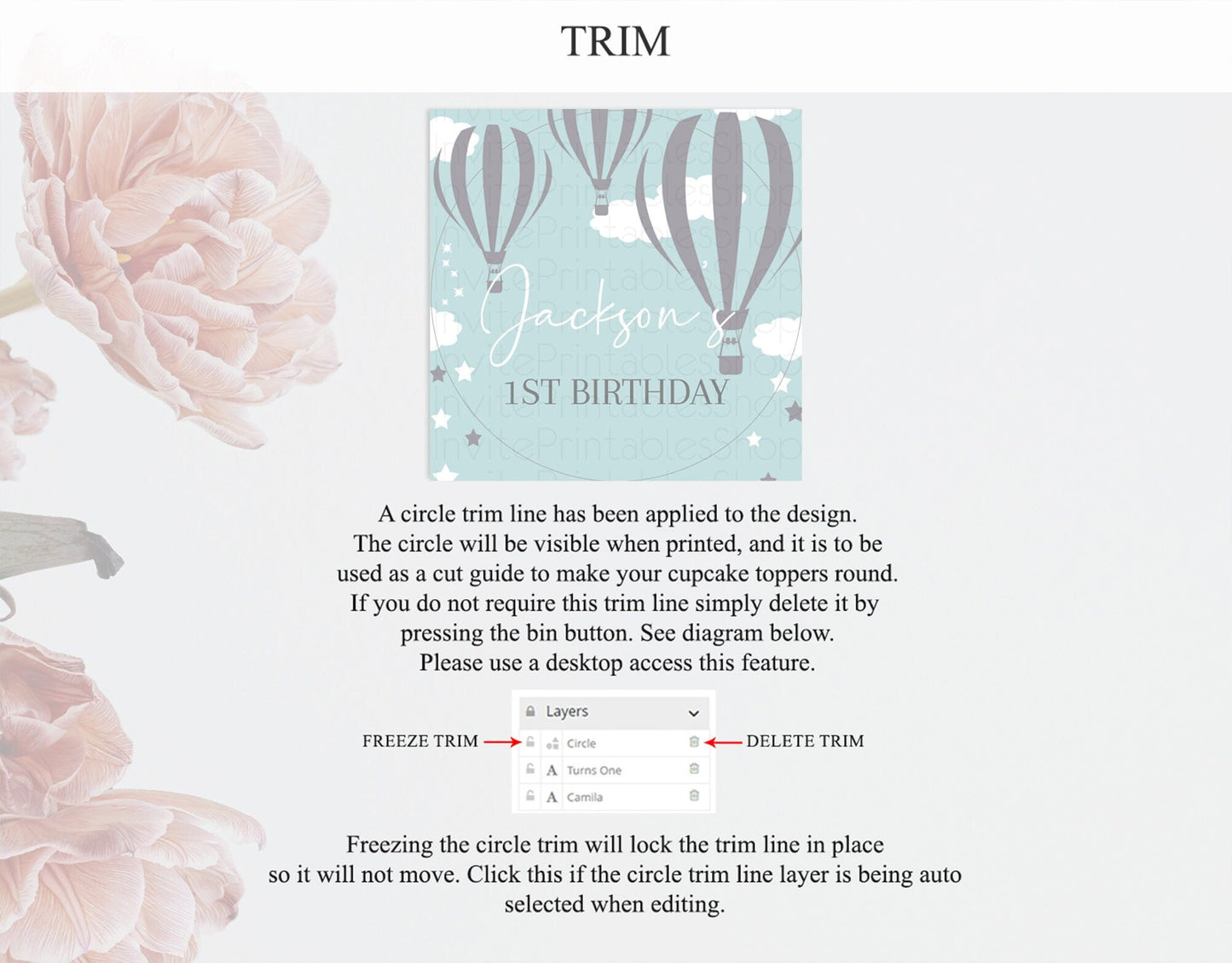 Hot Air Balloon Cupcake Toppers Adventure Awaits Up & Away Glitter Blue Watercolor Cupcake Topper Hot Air Balloon Party Decor D10324