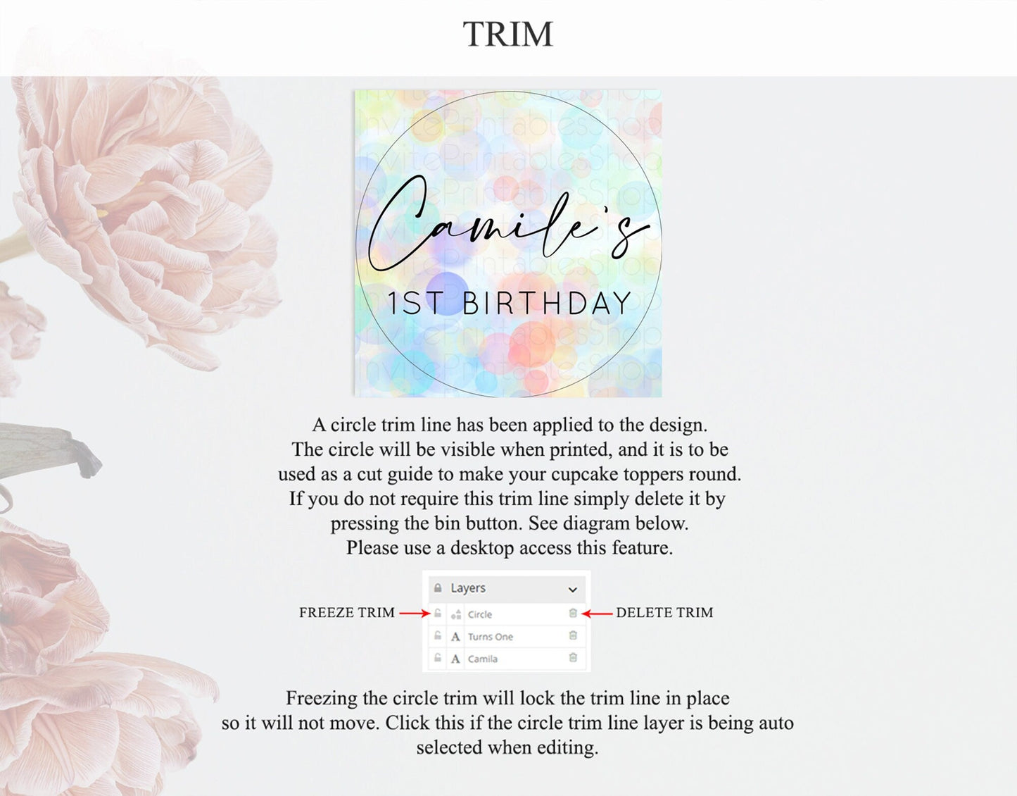 Pastel Cupcake Toppers Pastel Confetti Cupcake Topper Bubbles Sprinkles Colorful Rainbow Confetti Cupcake First Birthday Party Decor D10446