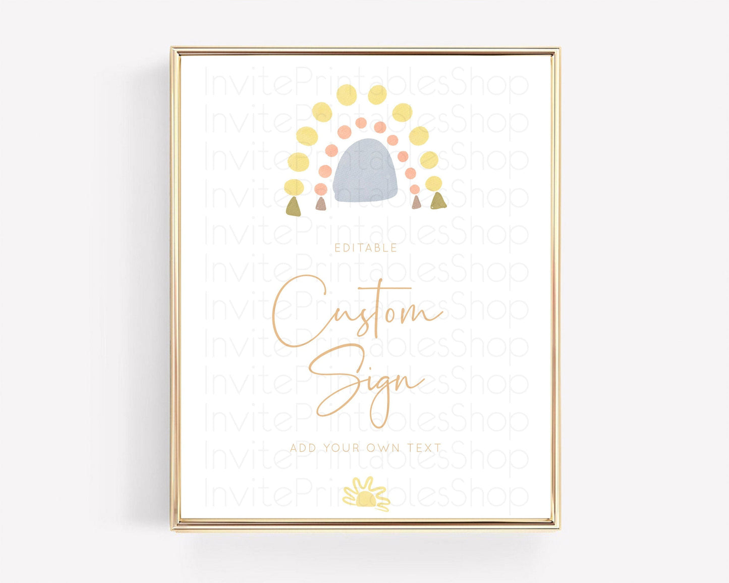 Pastel Rainbow Sign Rainbow Table Sign Decor Boho Colorful Rainbow Party Rainbow Baby Theme 1st Birthday Baptism Baby Shower Wedding D10688