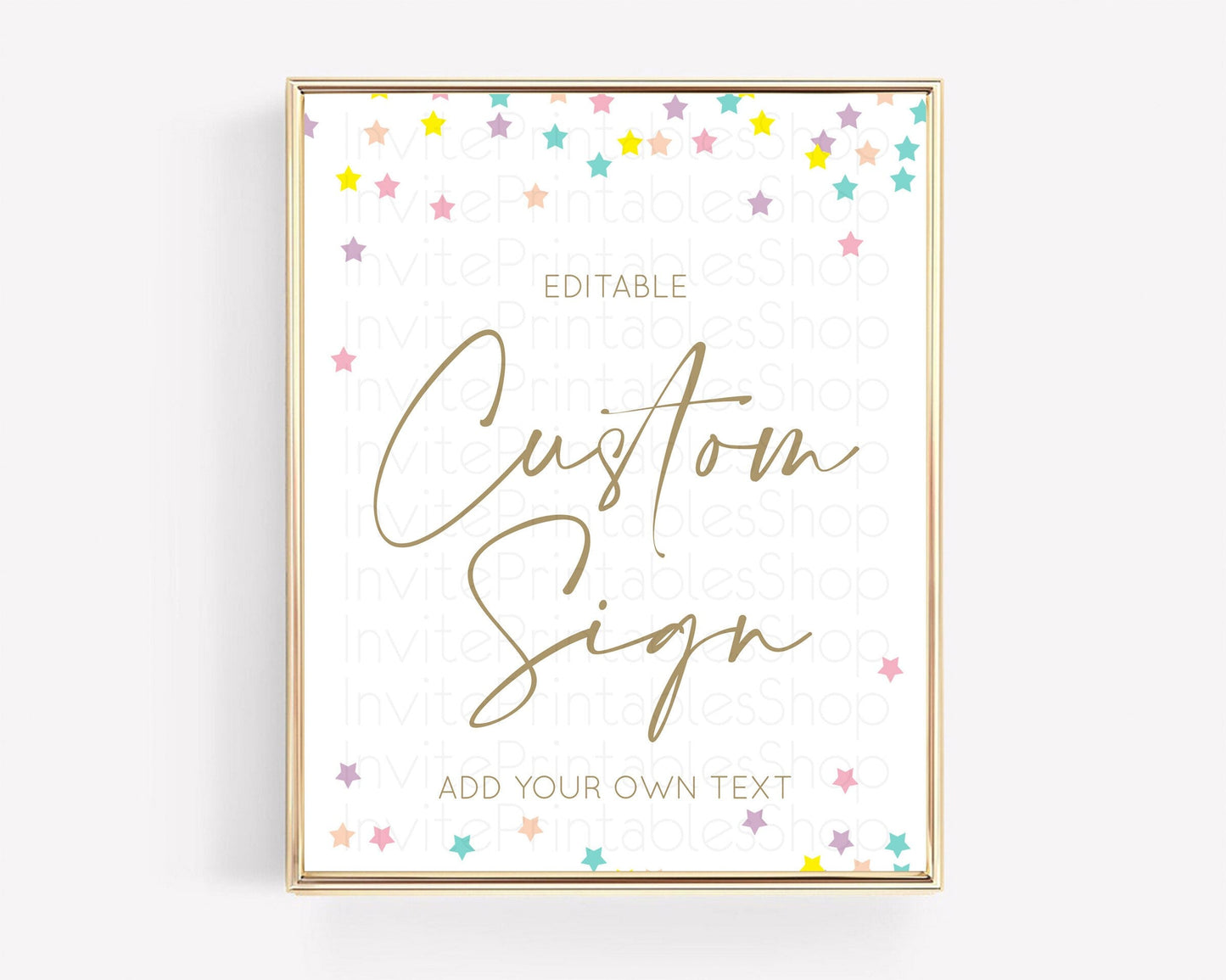 Twinkle Stars Sign Pastel Twinkle Little Star Party Shooting Star Confetti Sprinkles Table Sign Decor Birthday Baptism Baby Shower D10601