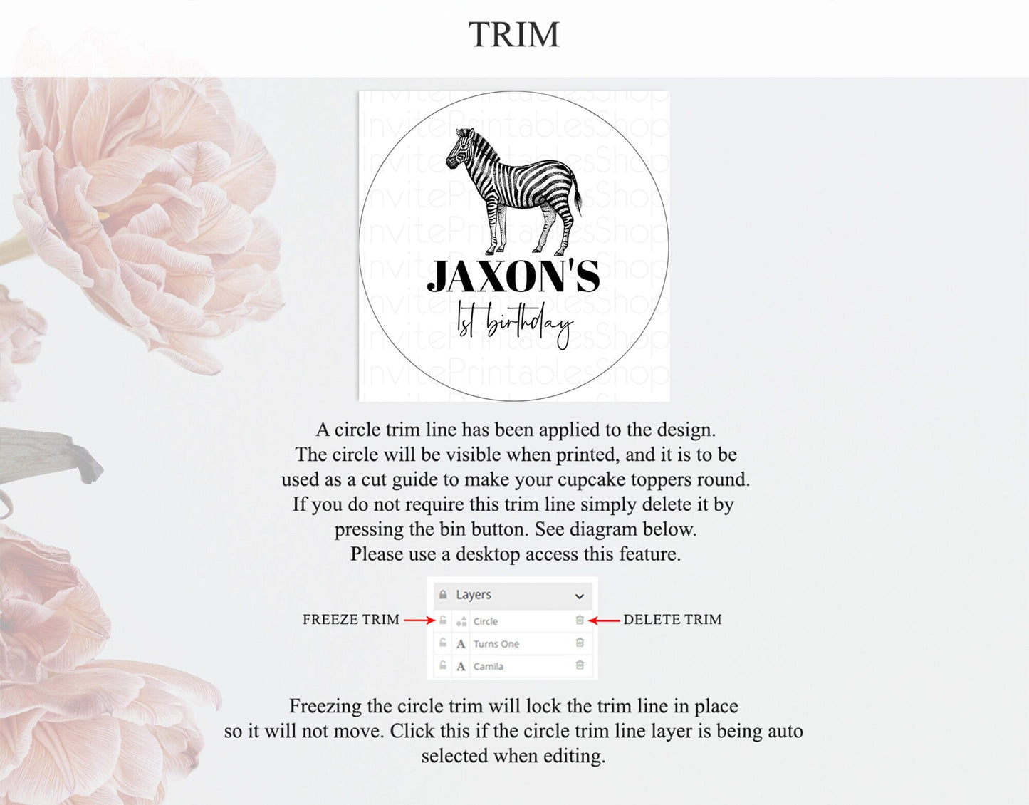 Zebra Cupcake Toppers Zebra Cupcake Zebra Take A Cupcake Toppers Zebra Safari Decor Zoo Party Zebra Palm Leaf Decor First Birthday D10249