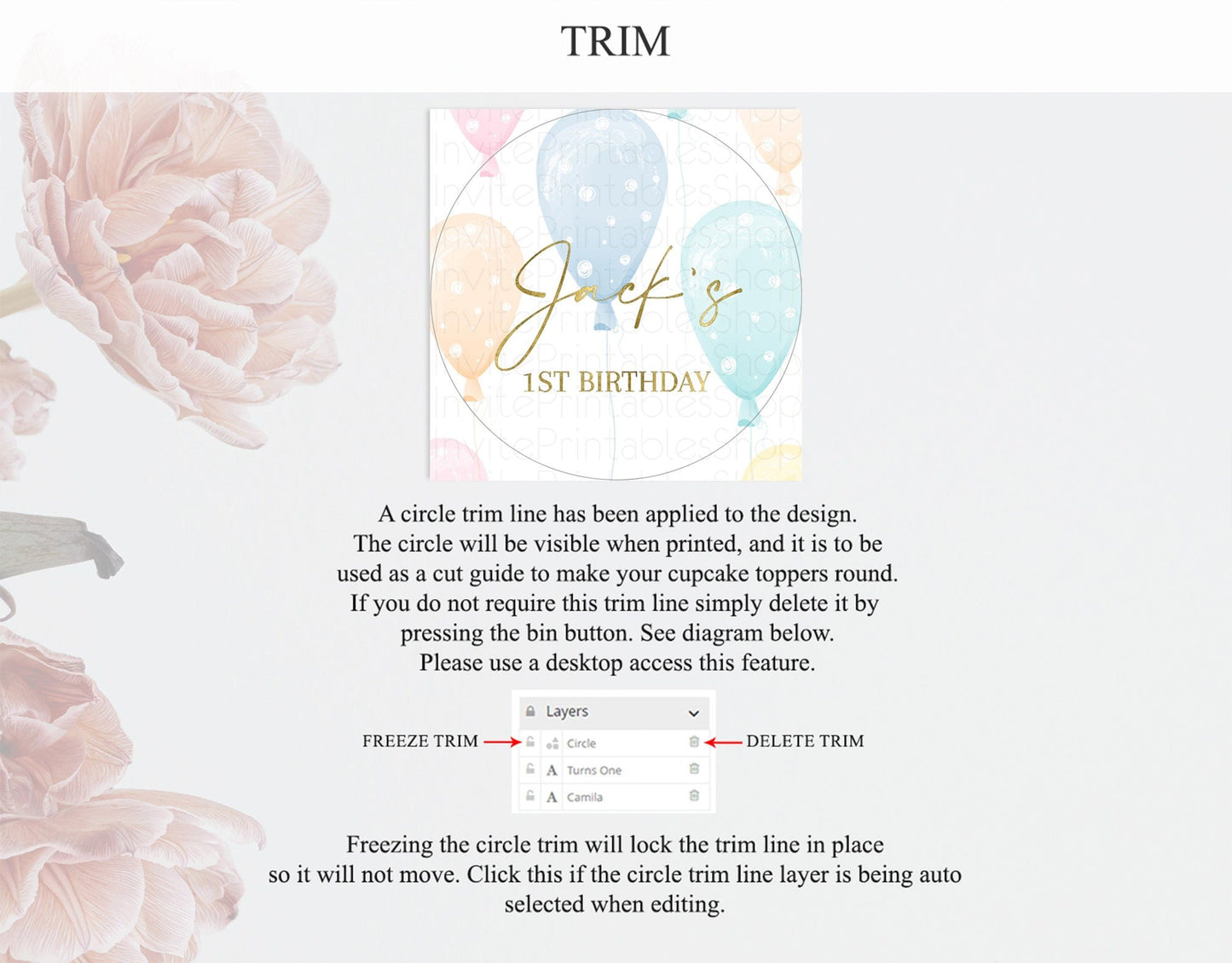 Balloon Cupcake Toppers Pastel Cupcake Toppers Pastel Balloon Cupcake Colorful Pastel Rainbow Balloon First Birthday Balloon Decor D10182