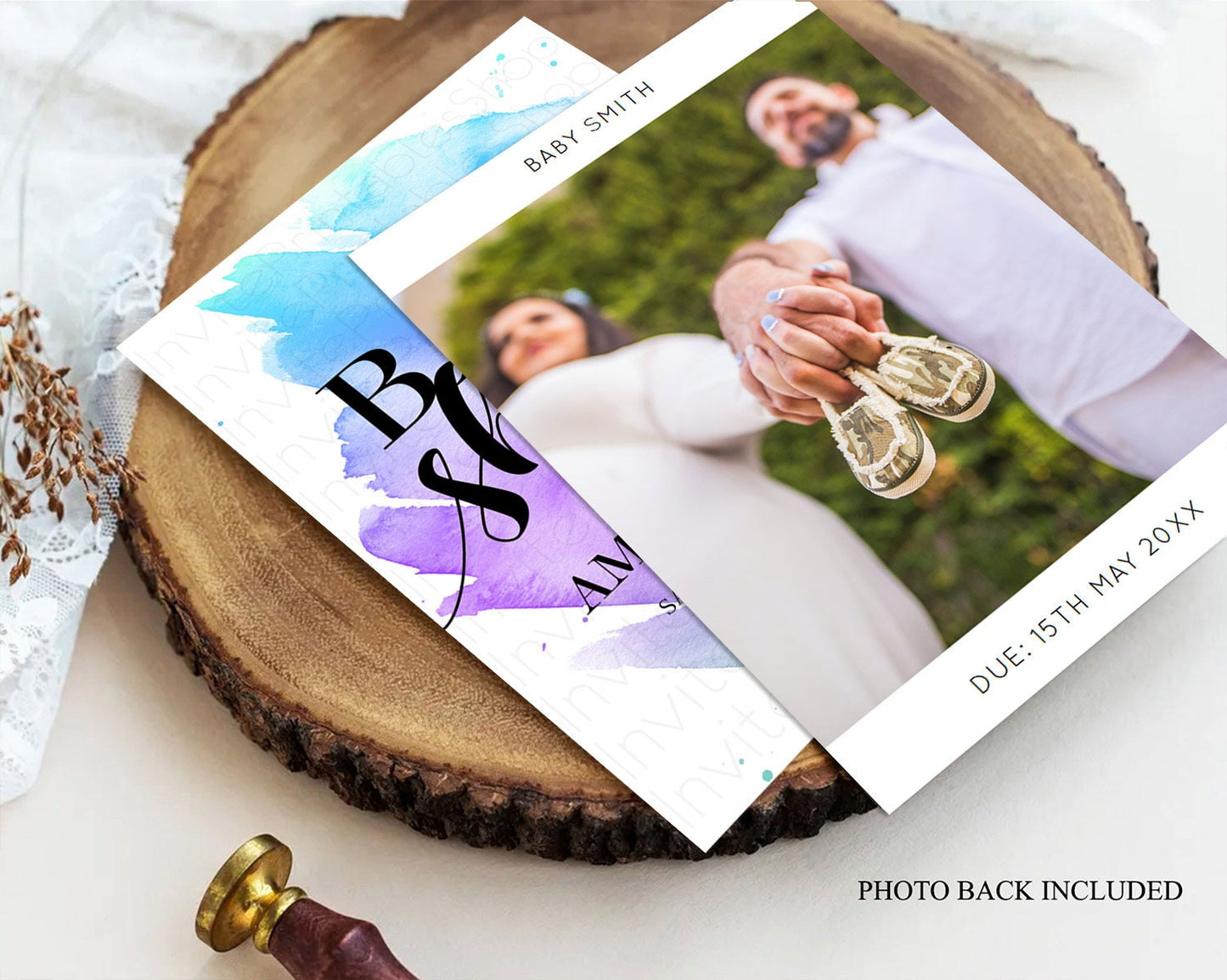 Pastel Baby Shower Invitation Rainbow Baby Shower Invitation Colorful Pastel Watercolor Invitation Gold Glitter Sprinkles Ombre D10491