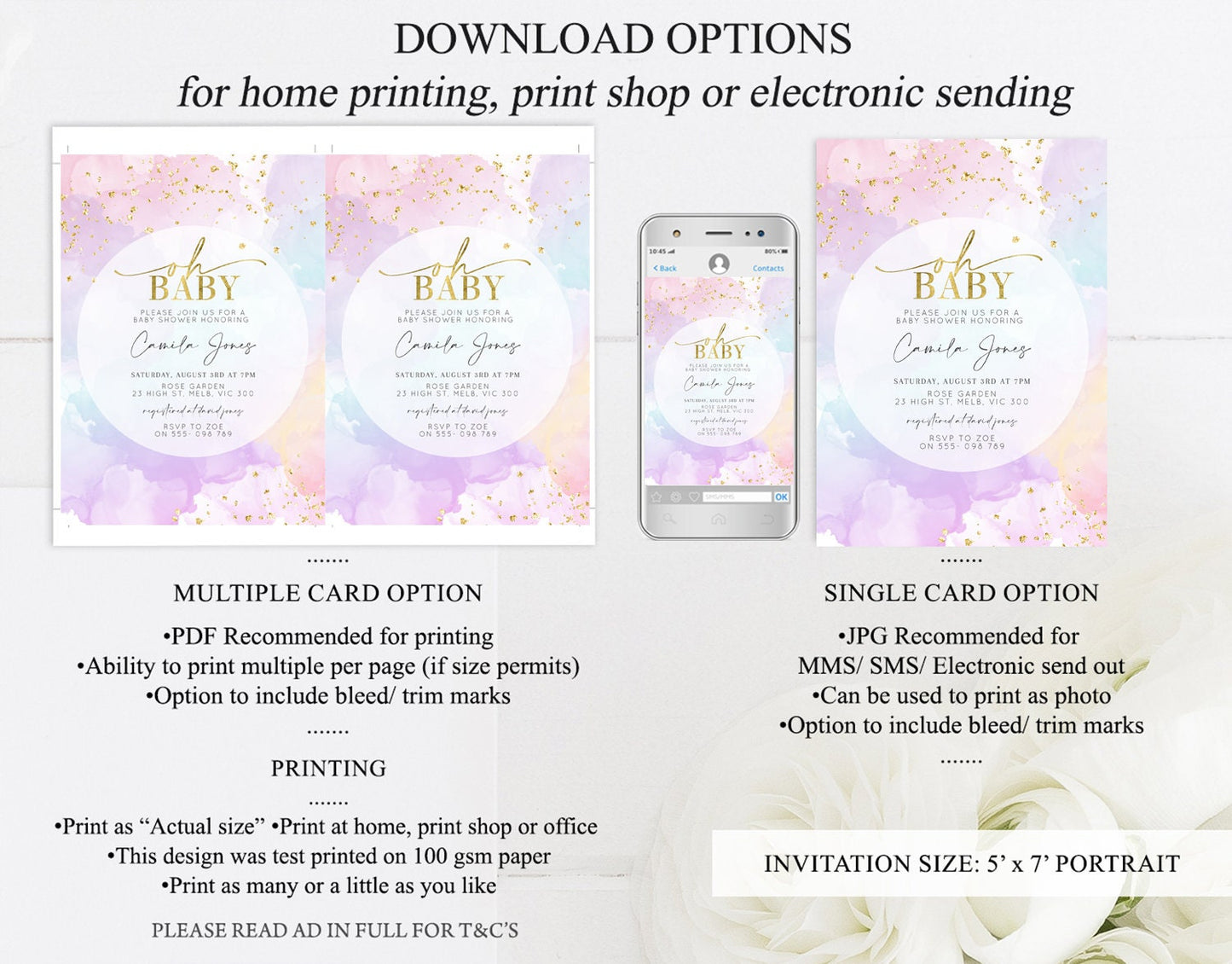 Pastel Baby Shower Invitation Rainbow Baby Shower Invitation Watercolor Ombre Invitation Rainbow Pastel Invite Colorful Glitter Shower 599v1