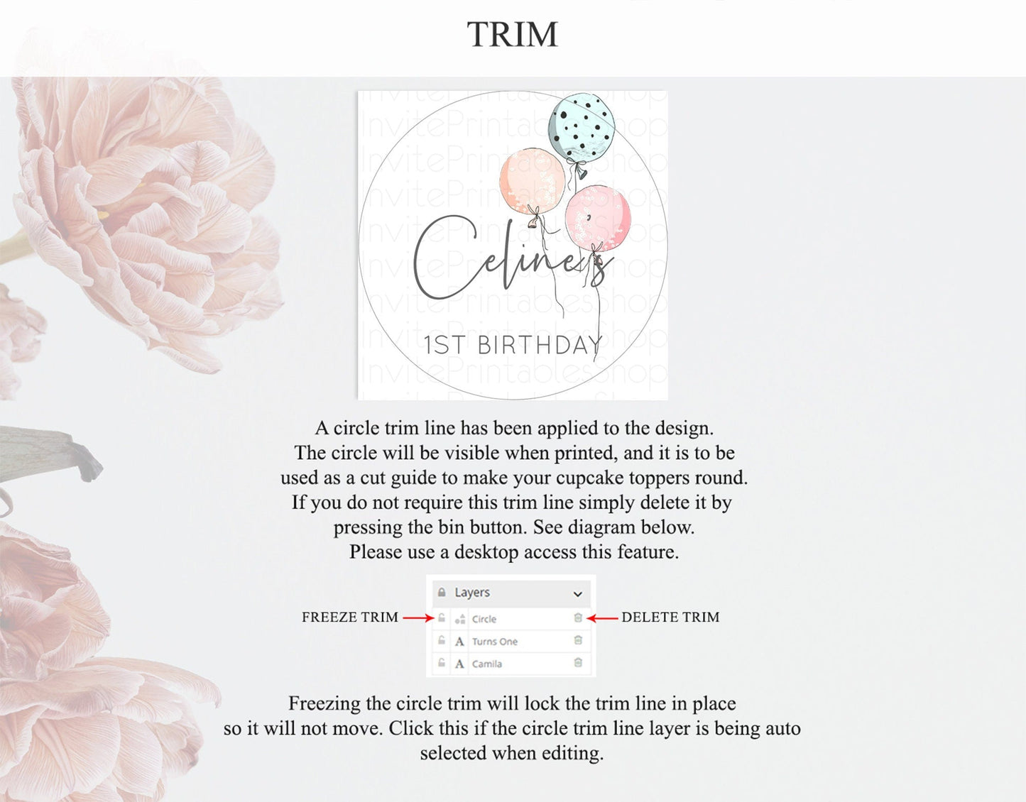 Balloon Cupcake Toppers Pastel Cupcake Toppers Pastel Balloon Cupcake Colorful Pastel Rainbow Balloon First Birthday Balloon Decor D10868