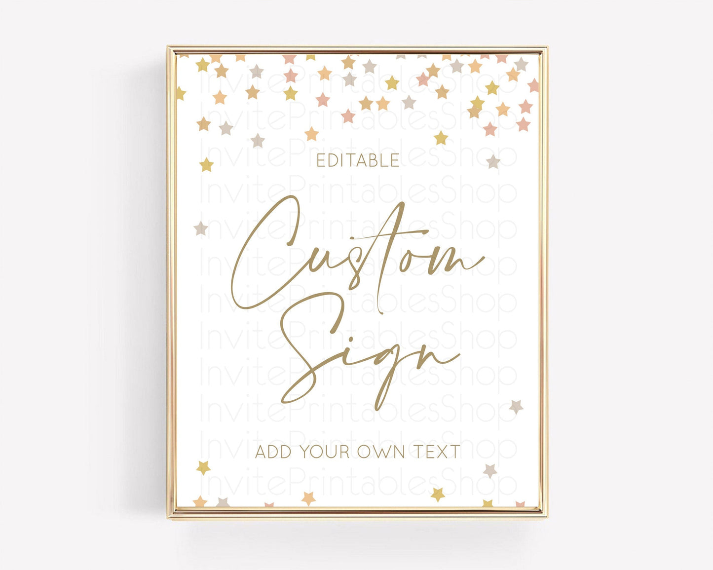 Twinkle Stars Sign Pastel Twinkle Little Star Party Shooting Star Confetti Sprinkles Table Sign Decor Birthday Baptism Baby Shower D10342