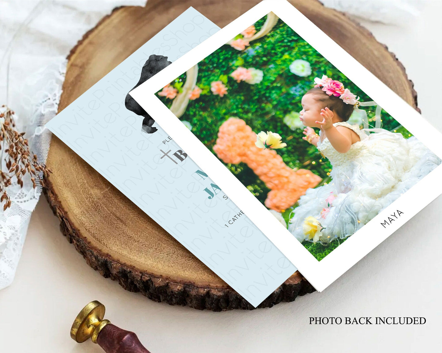 Gorilla Baptism Invitation Gorilla Baptism 1st Birthday Invitation Gorilla Jungle Adventure Christening Invitation Wild Zoo Theme D10799