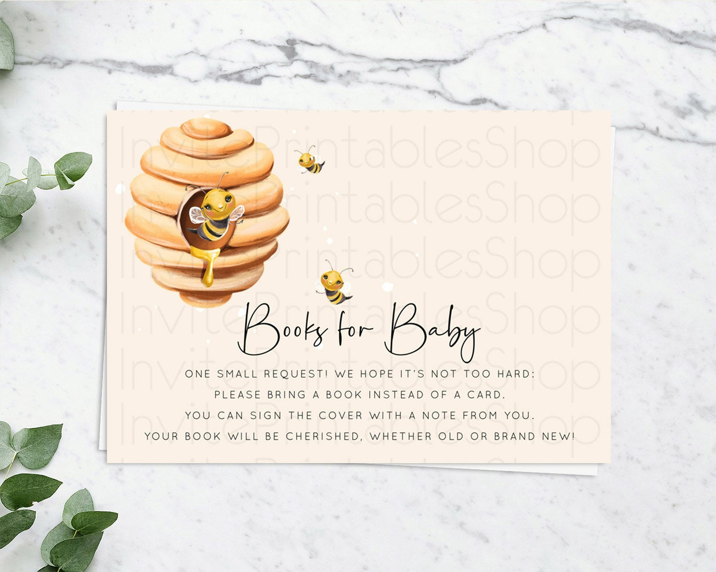 Bee Books For Baby Card Momma To Bee Book Insert Floral Bee Book Card Beehive Sweet Honey Bee Yellow Baby Book Poem Request D10754