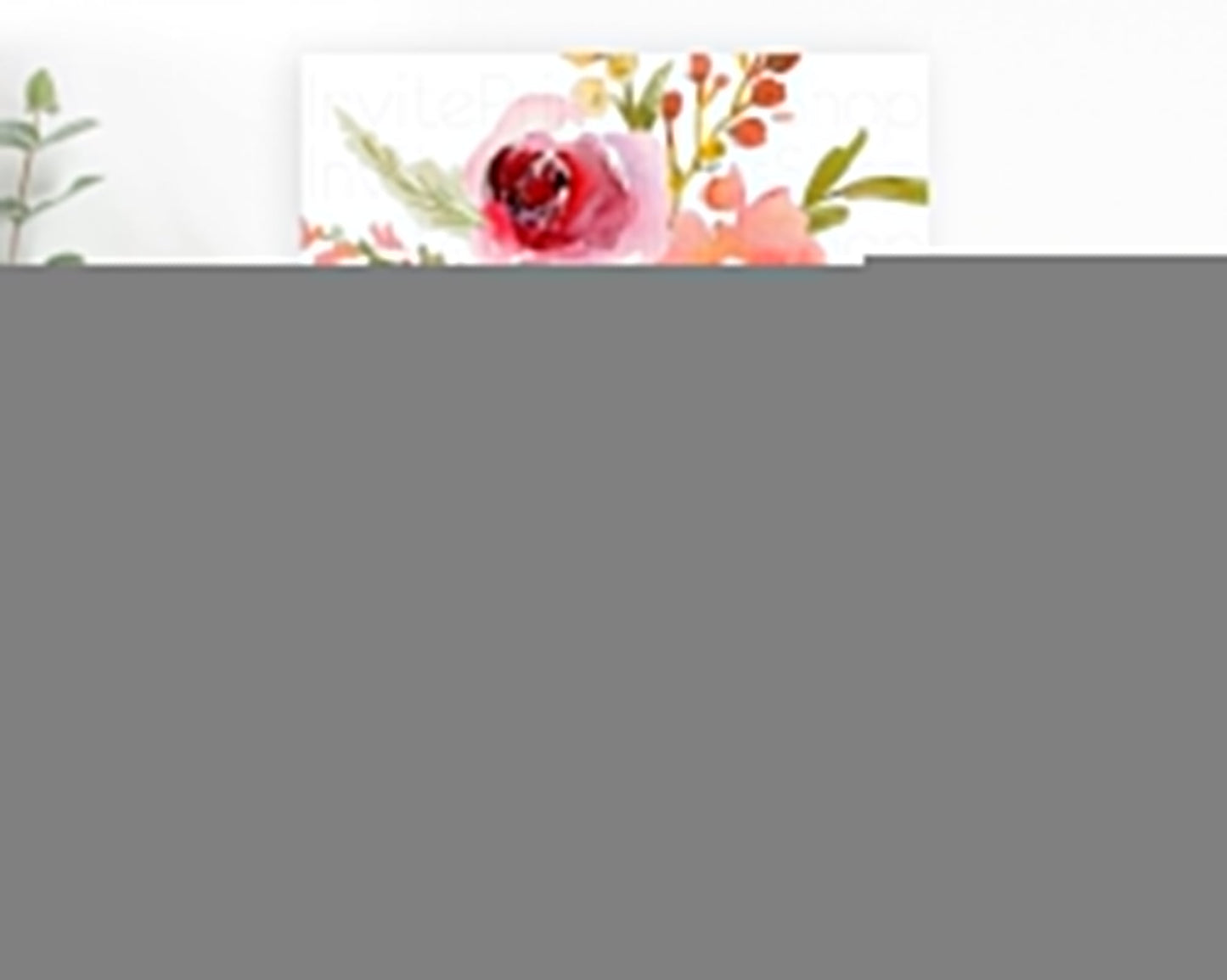 Wildflower Save The Date Template Secret Garden Save The Date Pastel Floral Garden Party Boho Flowers Birthday Baby Shower Wedding D10243