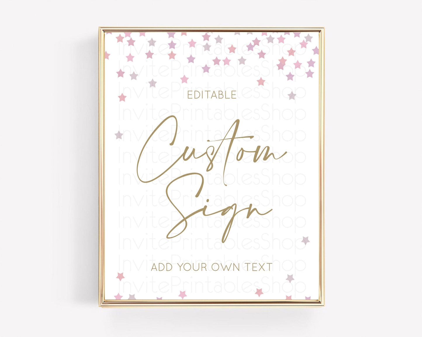 Twinkle Stars Sign Pastel Twinkle Little Star Party Shooting Star Confetti Sprinkles Table Sign Decor Birthday Baptism Baby Shower D10344