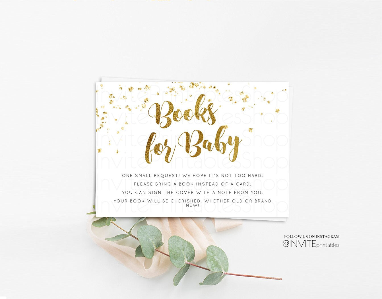 Books for Baby Card Books For Baby Request Baby Shower Book Request Insert Books Instead of Card Books For Baby WH