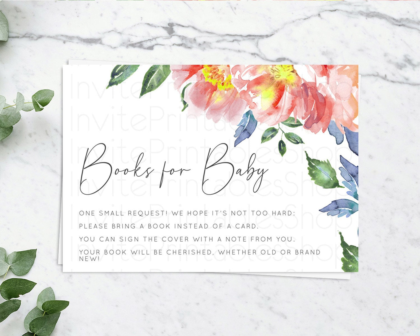 Secret Garden Books For Baby Card Boho Wildflower Book Insert Pastel Flower Garden Baby Shower Card Flower Guests Book Poem Request D10751