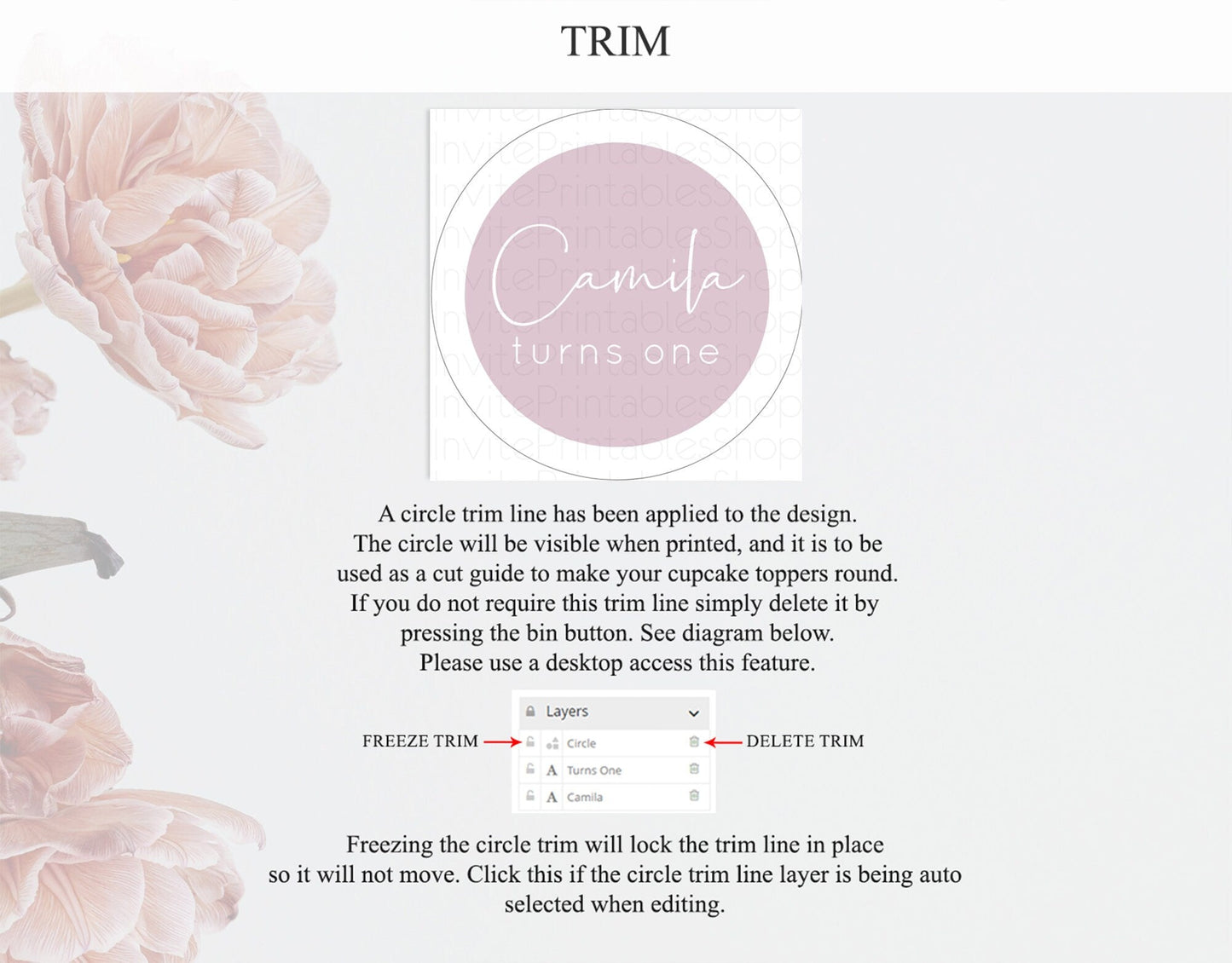 Pink Cupcake Toppers Plain Pink Cupcake Minimalist Pink Cupcake Pastel Pink Table Number Cupcake Topper Blue Decor D10940