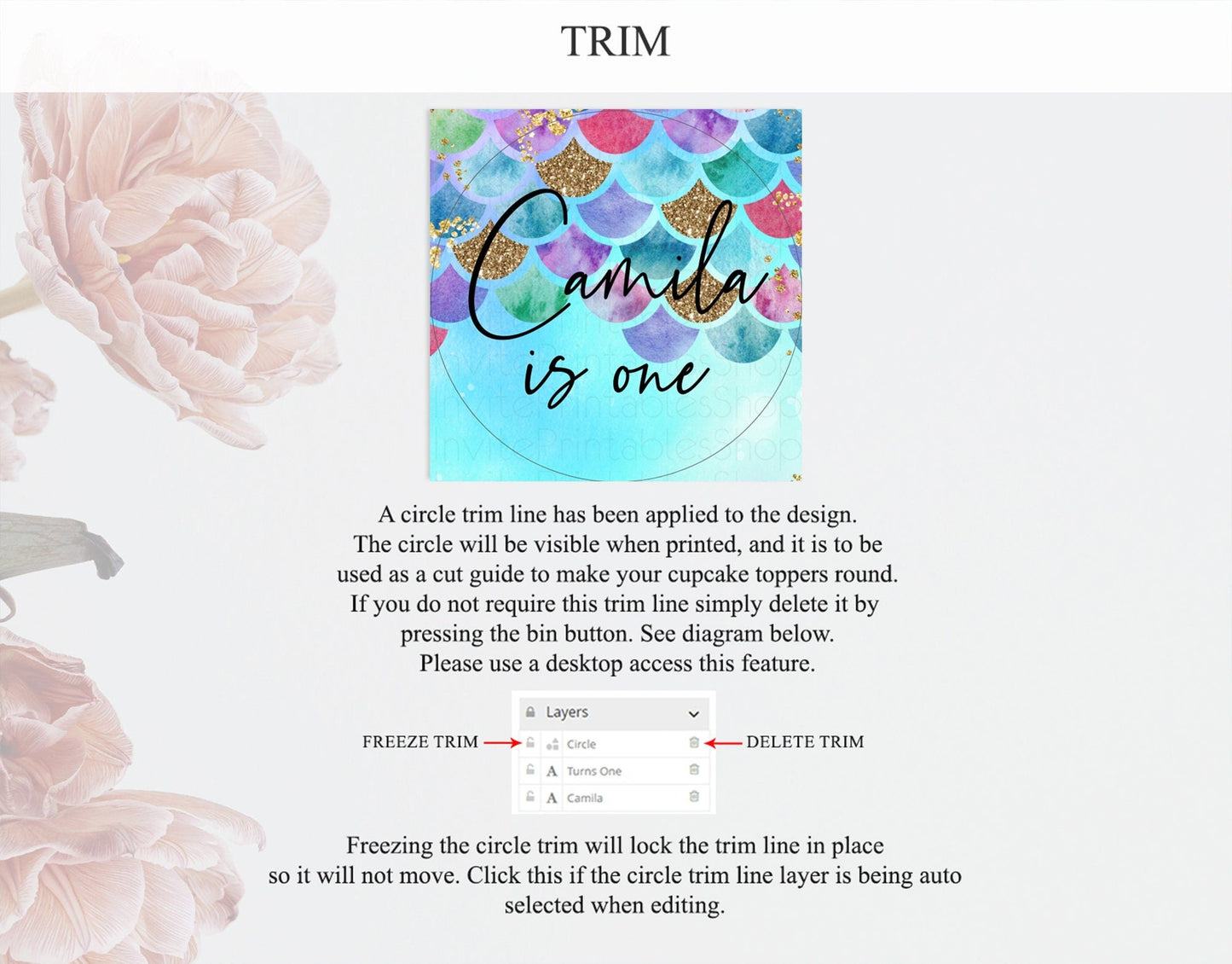 Rainbow Fish Cupcake Toppers Watercolor Mermaid Cupcake Rainbow Sea Cupcake Toppers Pastel Underwater Cupcake Rainbow First Birthday D10581