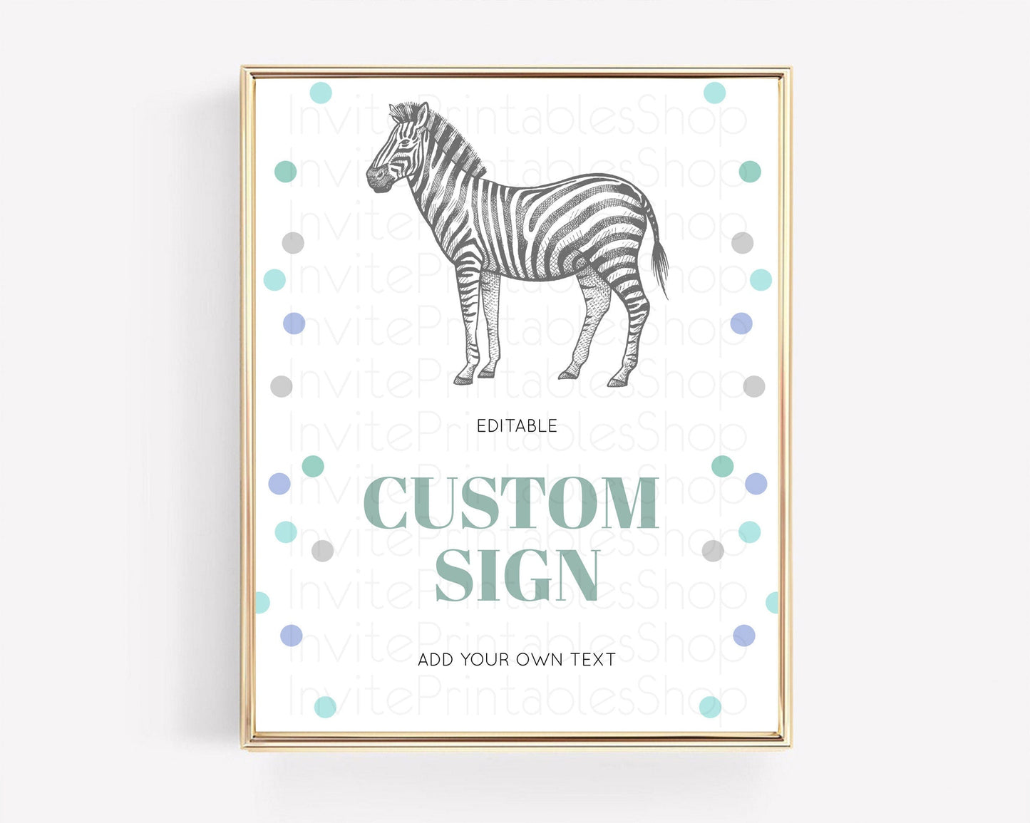 Zebra Sign Zebra Table Sign Decor Zebra Party Sign Template Safari Adventure Zebra Minimal Theme 1st Birthday Baptism Baby Shower D10856