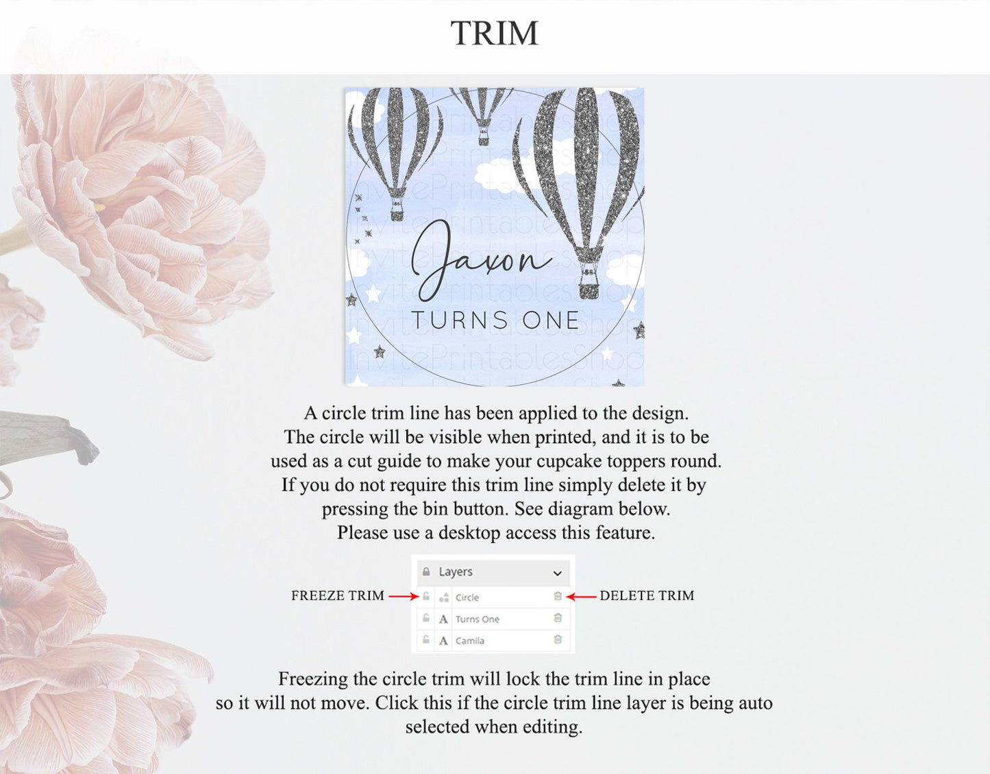 Hot Air Balloon Cupcake Toppers Adventure Awaits Up & Away Glitter Blue Watercolor Cupcake Topper Hot Air Balloon Party Decor D10334