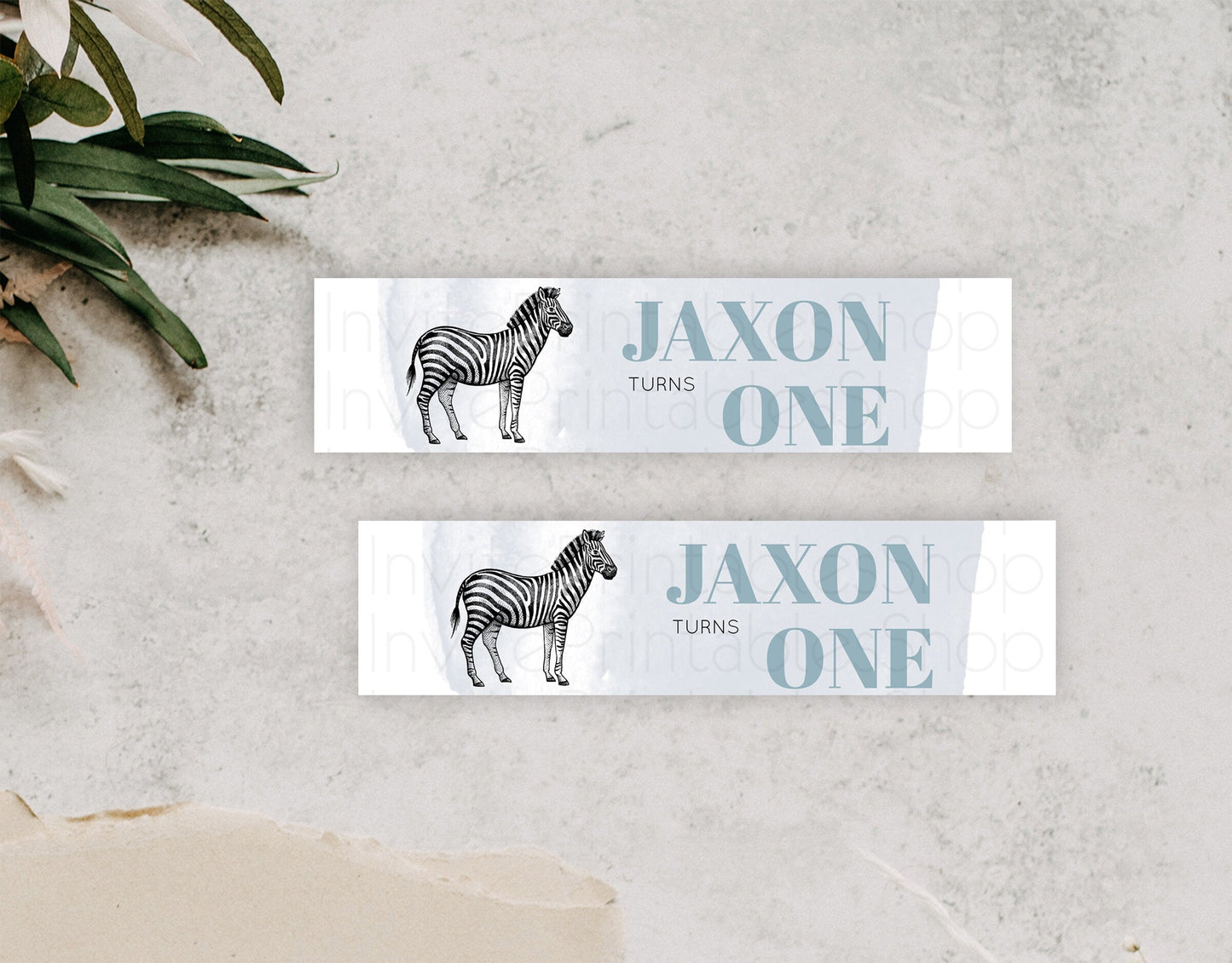 Zebra Water Label Template Zebra Party Decor Water Label Safari Adventure Zebra Minimal Theme For 1st Birthday Baptism Baby Shower D10814
