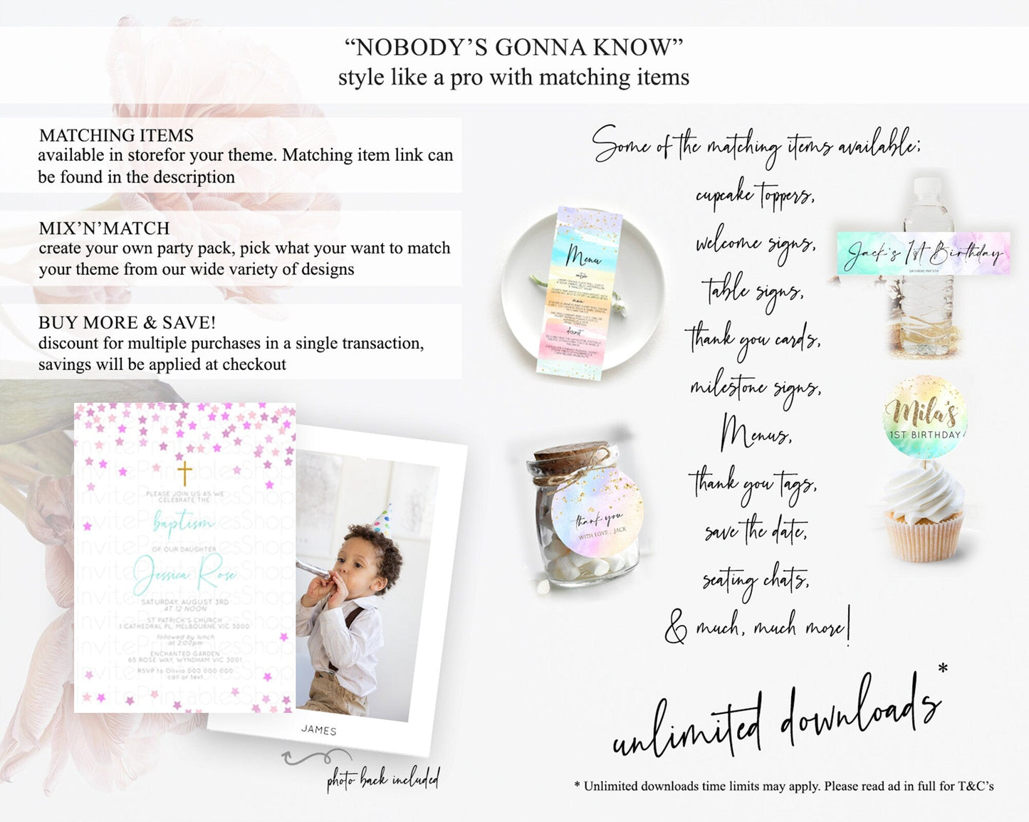 Star Baptism Invitation Pastel Stars Baptism 1st Birthday Invitation Rainbow Colors Confetti Twinkle Little Star Christening Invite D10403