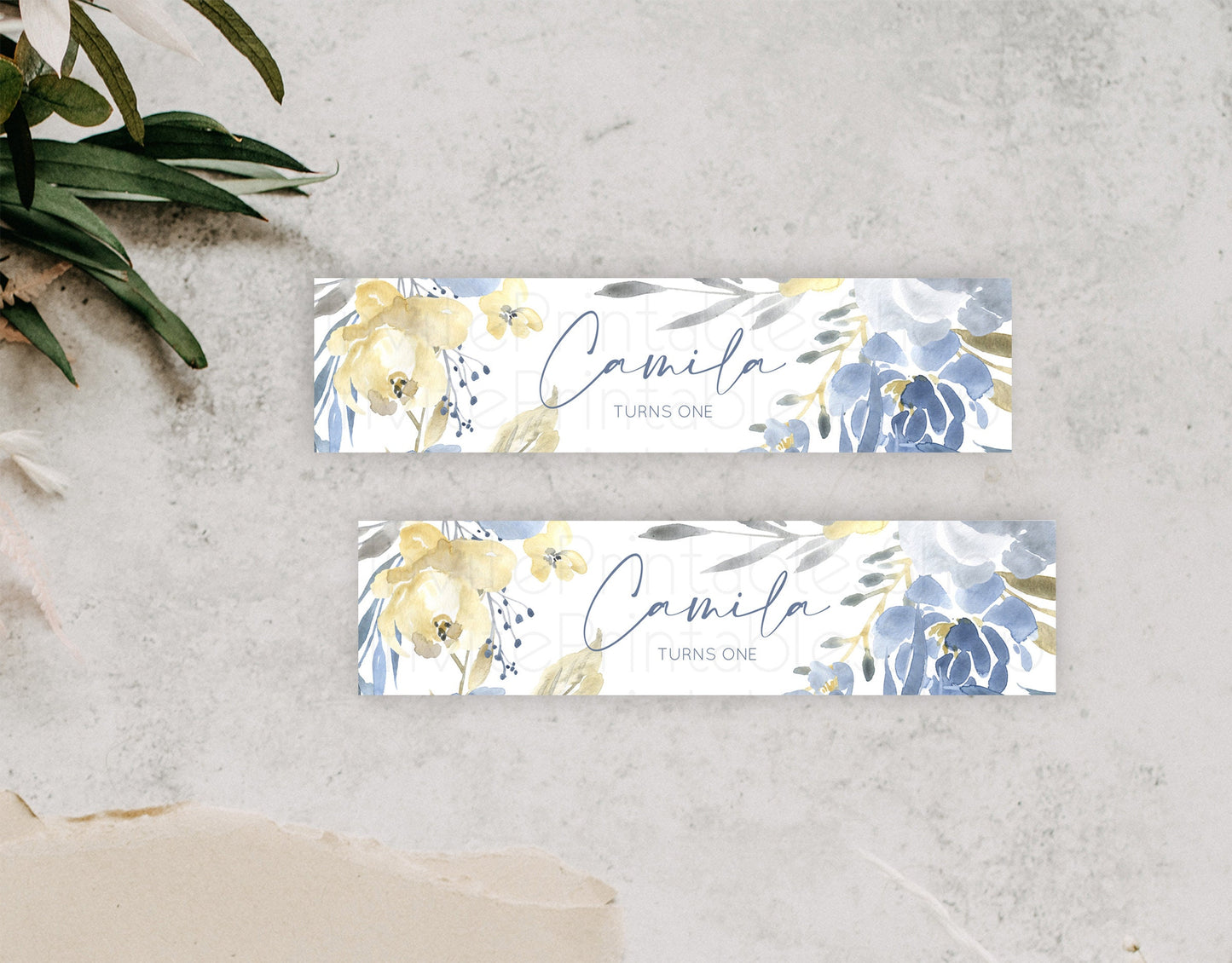 Wildflower Water Label Template Secret Garden Water Label Pastel Floral Garden Party Decor Boho Flowers Birthday Baby Shower Wedding D10189