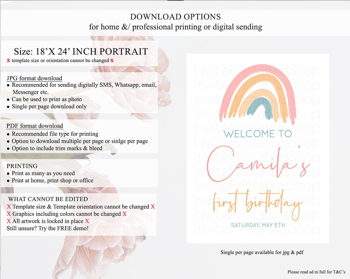 Pastel Rainbow Welcome Sign Boho Rainbow Welcome Board Rainbow Welcome Sign Pastel Welcome Decor Rainbow First Birthday Welcome Sign D10351
