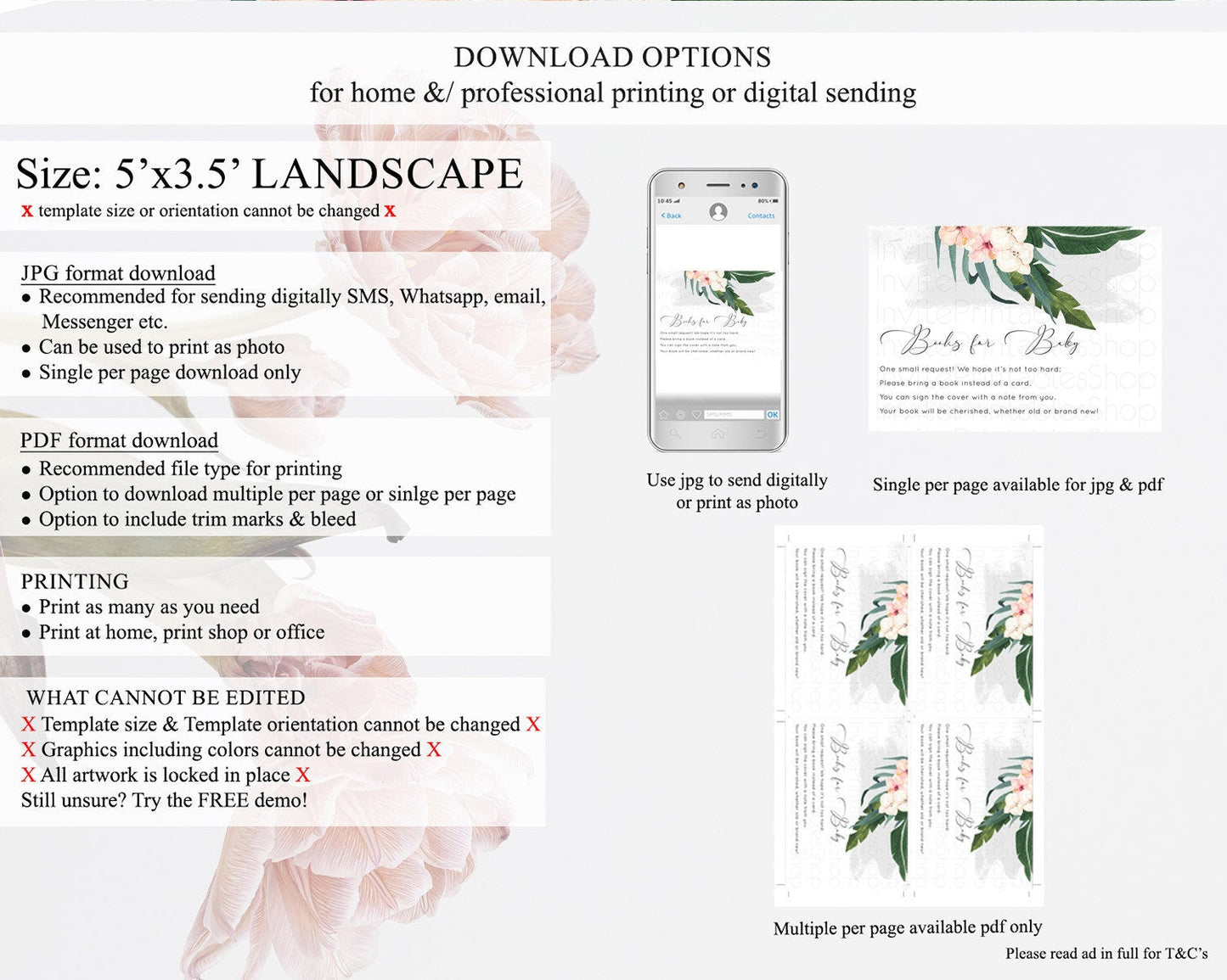 Tropical Books For Baby Card Tropical Book Insert Palm Leaf Book Card Fern Frangipani Floral White Orchid Guests Book Poem Request D11011