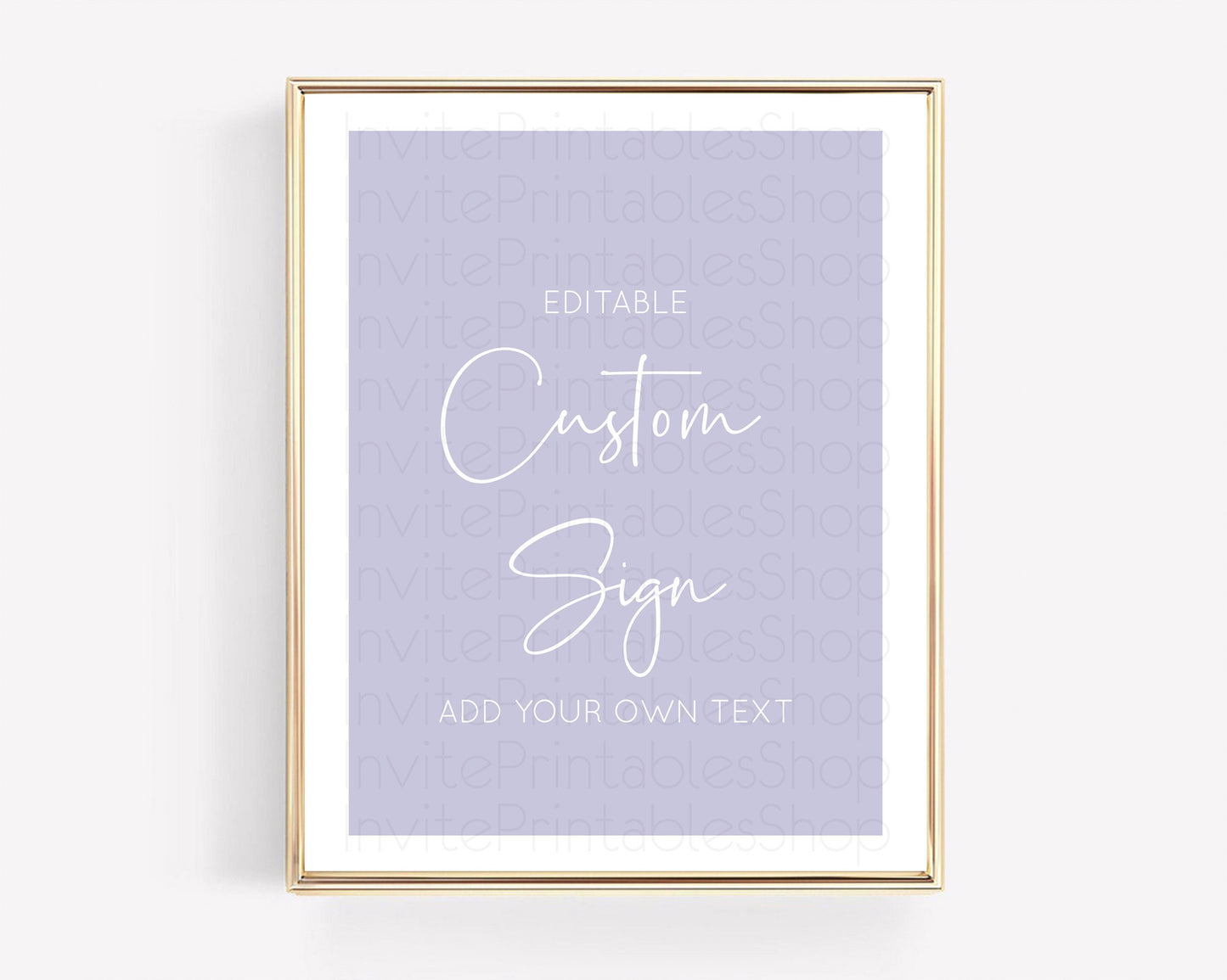 Minimalist Purple Sign Purple Table Sign Decor Simple Modern Purple Party Theme Birthday Baptism Baby Shower Wedding Bridal Shower D10942