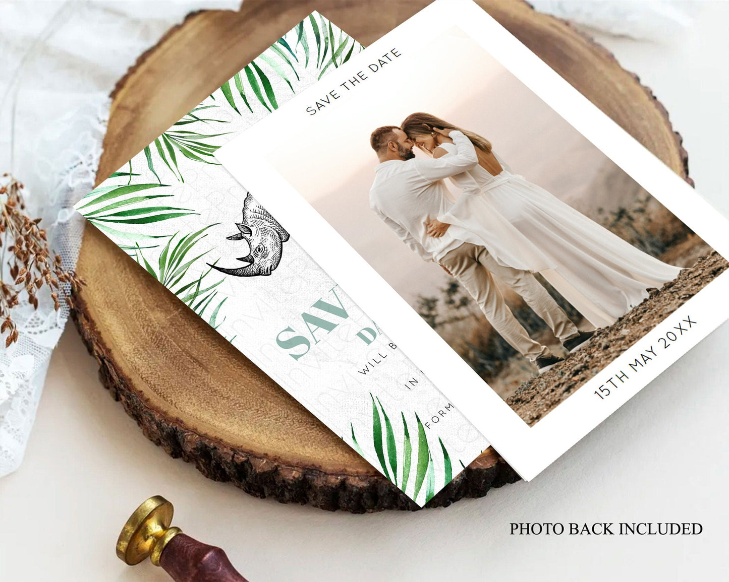 Rhino Save The Date Template Rhino Party Save The Date Safari Adventure Rhino Minimal Theme For 1st Birthday Baptism Baby Shower D10848