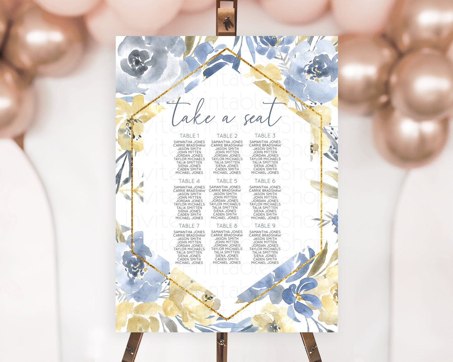 Secret Garden Seating Chart Wildflower Seating Chart Pastel Flowers Seating Chart Enchanted Garden Boho Floral Take A Seat Decor D10782
