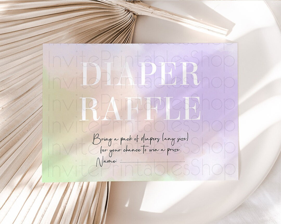 Diaper Raffle Diaper Request Diaper Insert Card Baby Shower Diaper Raffle Diaper Raffle Game Nappy Request Nappy Insert Card