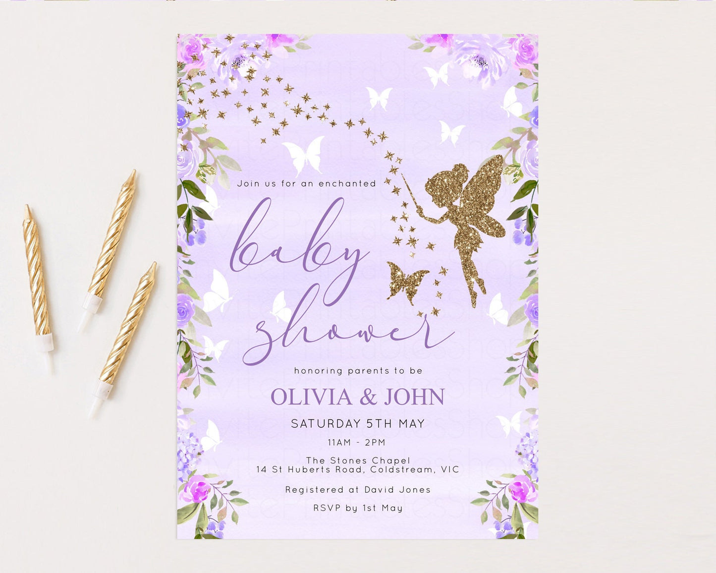 Fairy Baby Shower Invitation Enchanted Forest Baby Shower Secret Garden Shower Whimsical Floral Shower Boho Botanical High Tea Party 47