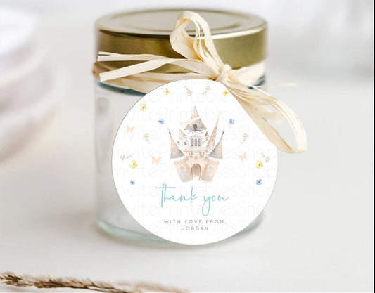 Editable Princess Thank You Tags Castle Thank You Gift Tags Secret Garden Fa