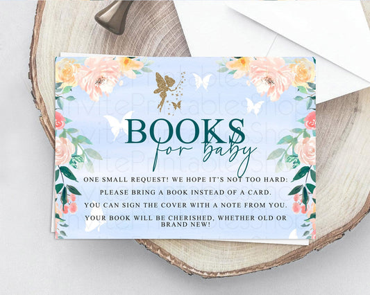 Editable Fairy Books For Baby Card Fairy Book Insert Enchanted Garden Fairy