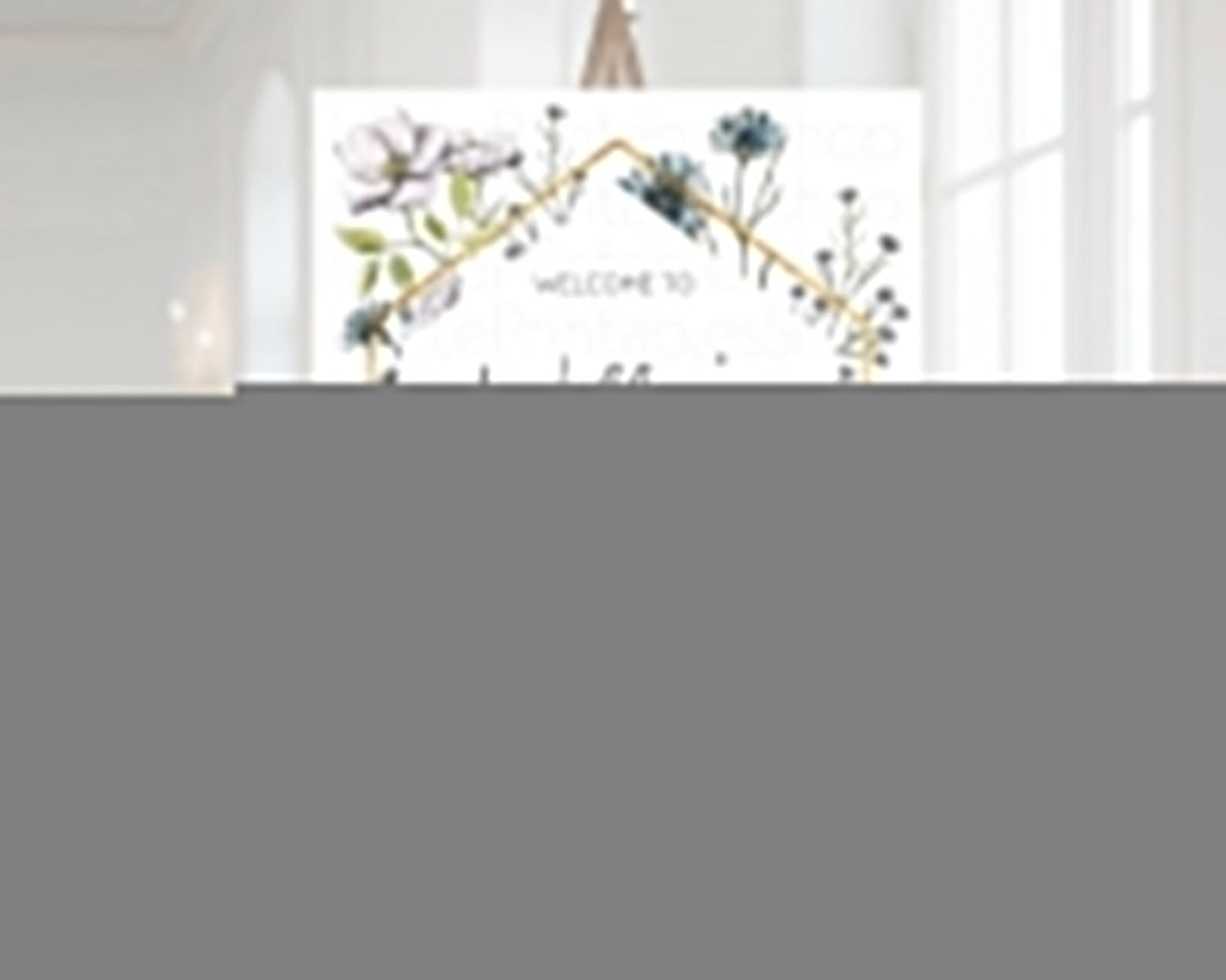 Secret Garden Baby Shower Welcome Sign Wildflower Welcome Board Pastel Flower Garden Welcome Poster Boho Wildflower Welcome Sign D11002