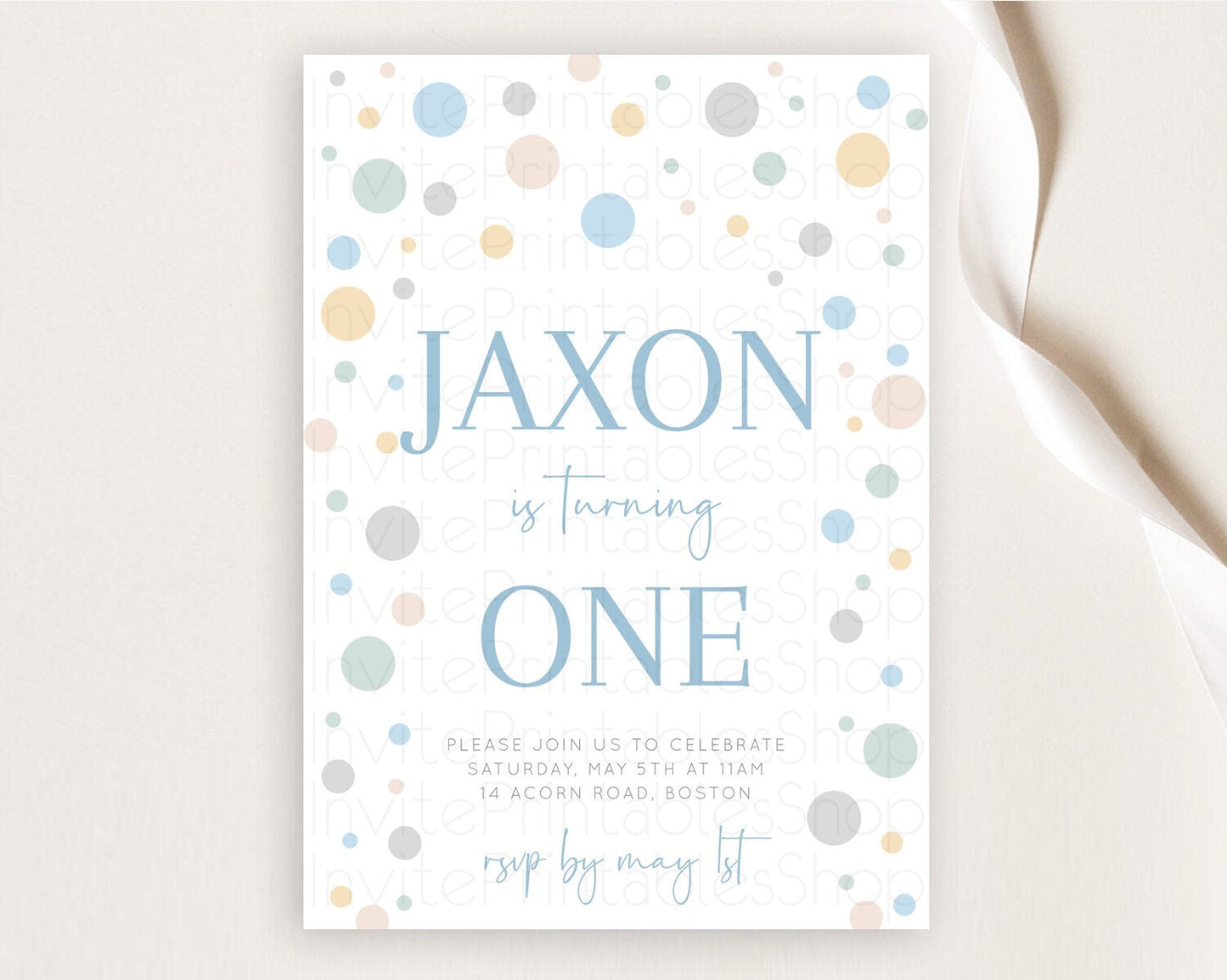 Pastel Birthday Invitation Pastel Confetti Birthday Invitation Bubbles Invitation Colorful Rainbow Confetti 2nd 1st First Birthday D11021