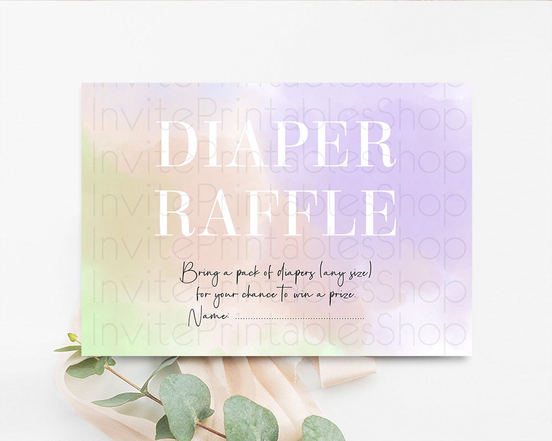 Diaper Raffle Diaper Request Diaper Insert Card Baby Shower Diaper Raffle Diaper Raffle Game Nappy Request Nappy Insert Card