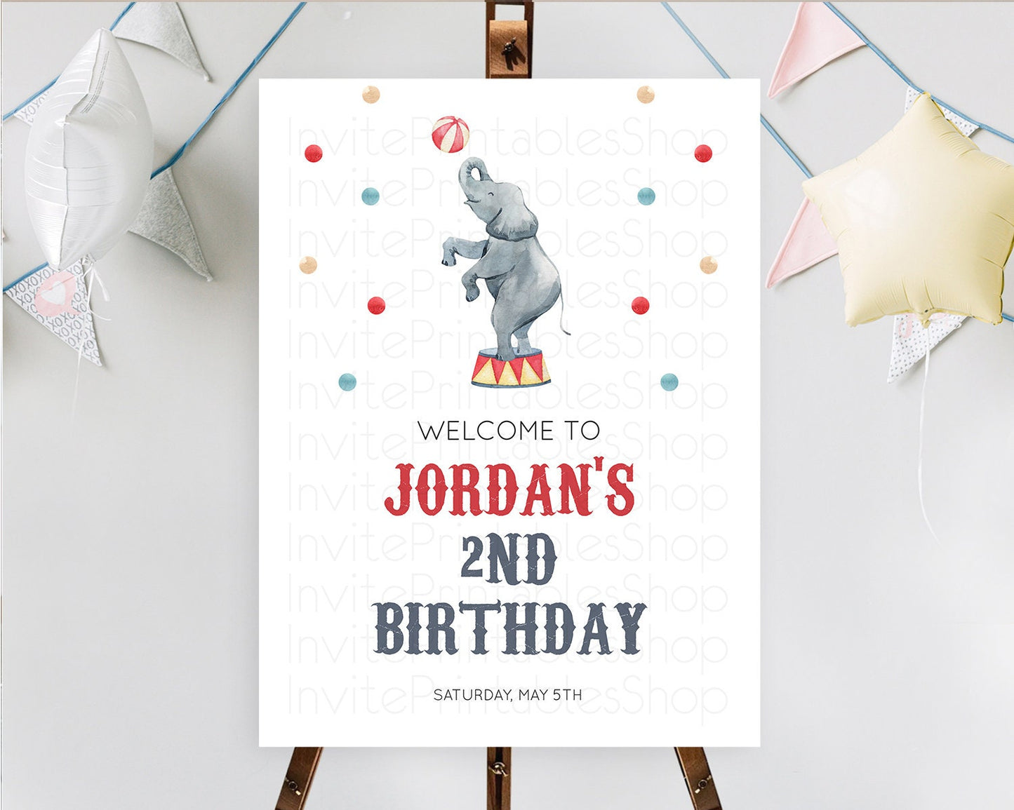 Circus Welcome Sign Carnival Welcome Board Step Right Up Circus Welcome Poster Circus Decor Carnival First Birthday Welcome Sign D10461