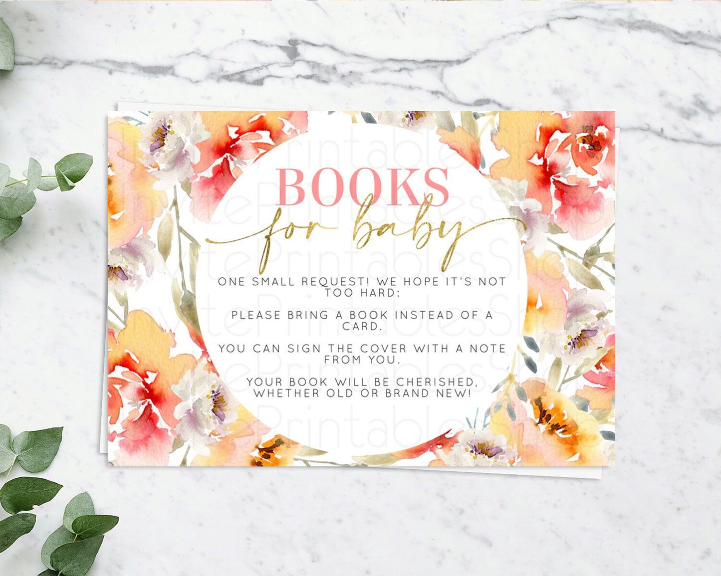 Secret Garden Books For Baby Card Boho Wildflower Book Insert Pastel Flower Garden Baby Shower Card Flower Guests Book Poem Request D10280