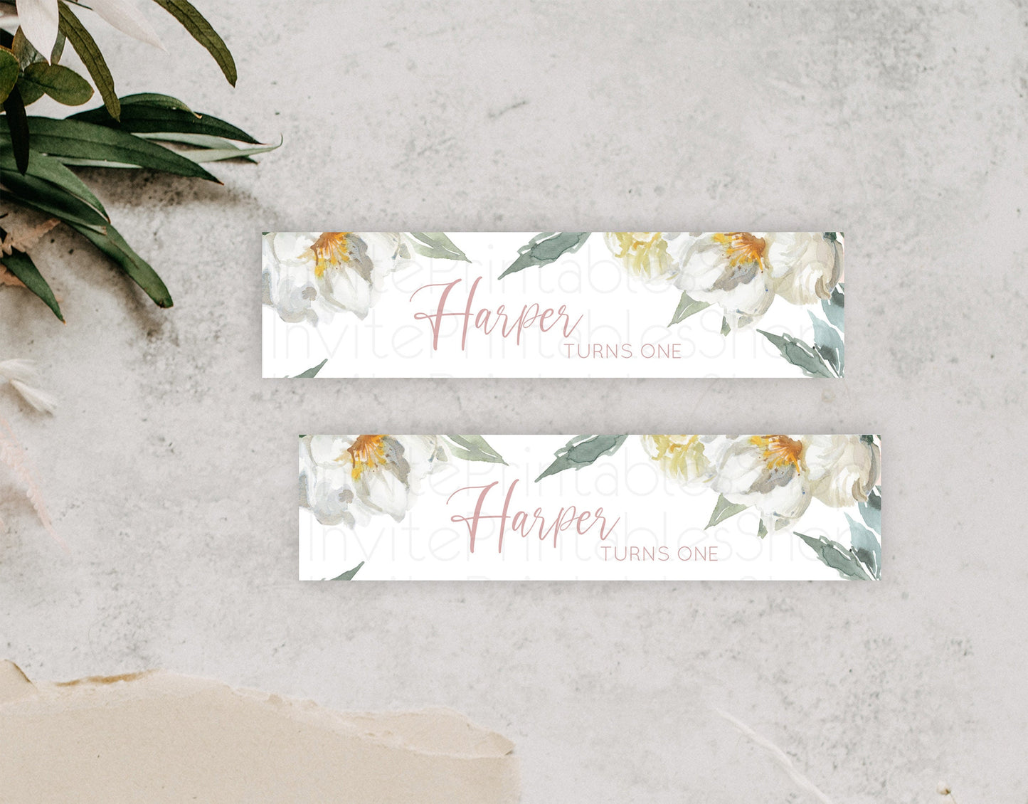 Wildflower Water Label Template Secret Garden Water Label Pastel Floral Garden Party Decor Boho Flowers Birthday Baby Shower Wedding D10121