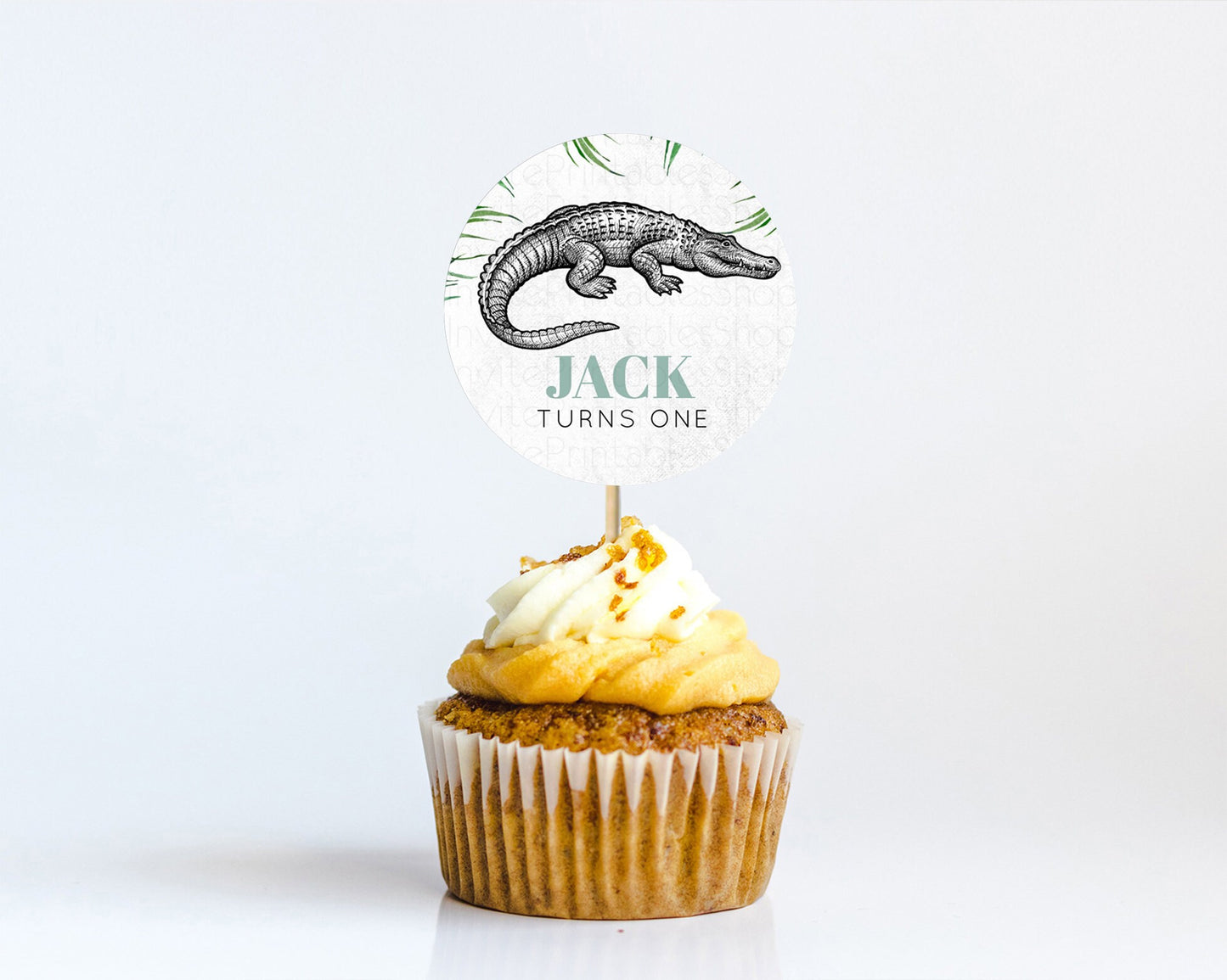 Crocodile Cupcake Toppers Alligator Cupcake Toppers Later Alligator Party Decor Gator Swamp Cupcake Safari Crocodile First Birthday D10847