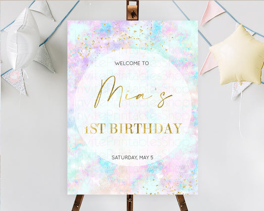 Editable Pastel Welcome Sign Pastel Rainbow Welcome Sign Colorful Rainbow Co