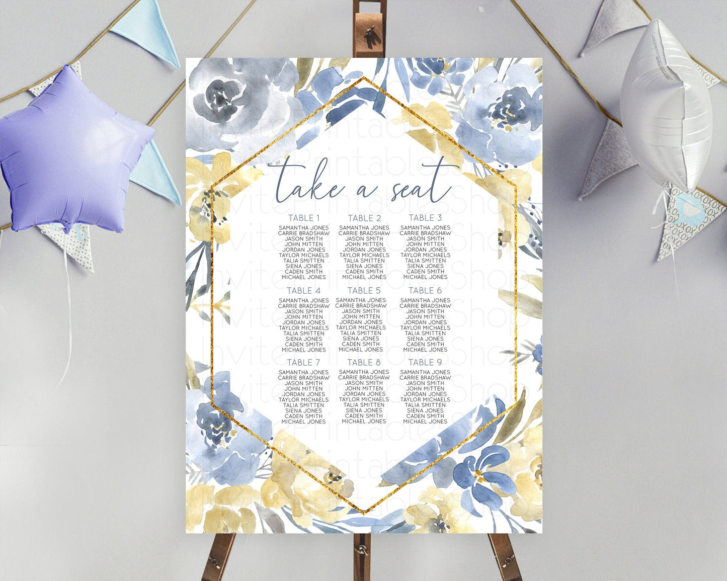 Secret Garden Seating Chart Wildflower Seating Chart Pastel Flowers Seating Chart Enchanted Garden Boho Floral Take A Seat Decor D10782