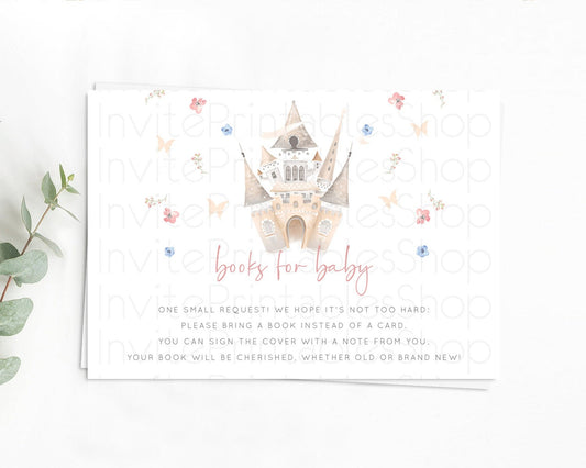 Editable Princess Books For Baby Card Castle Book Card Insert Secret Garden