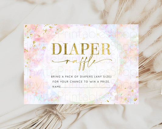 Editable Diaper Raffle Diaper Request Diaper Insert Card Baby Shower Diaper