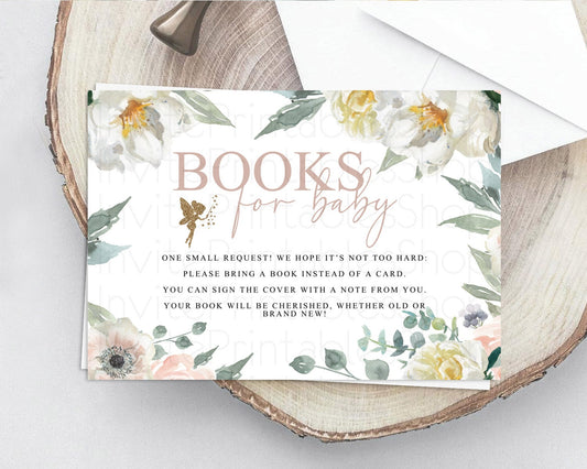 Editable Fairy Books For Baby Card Fairy Book Insert Enchanted Garden Fairy