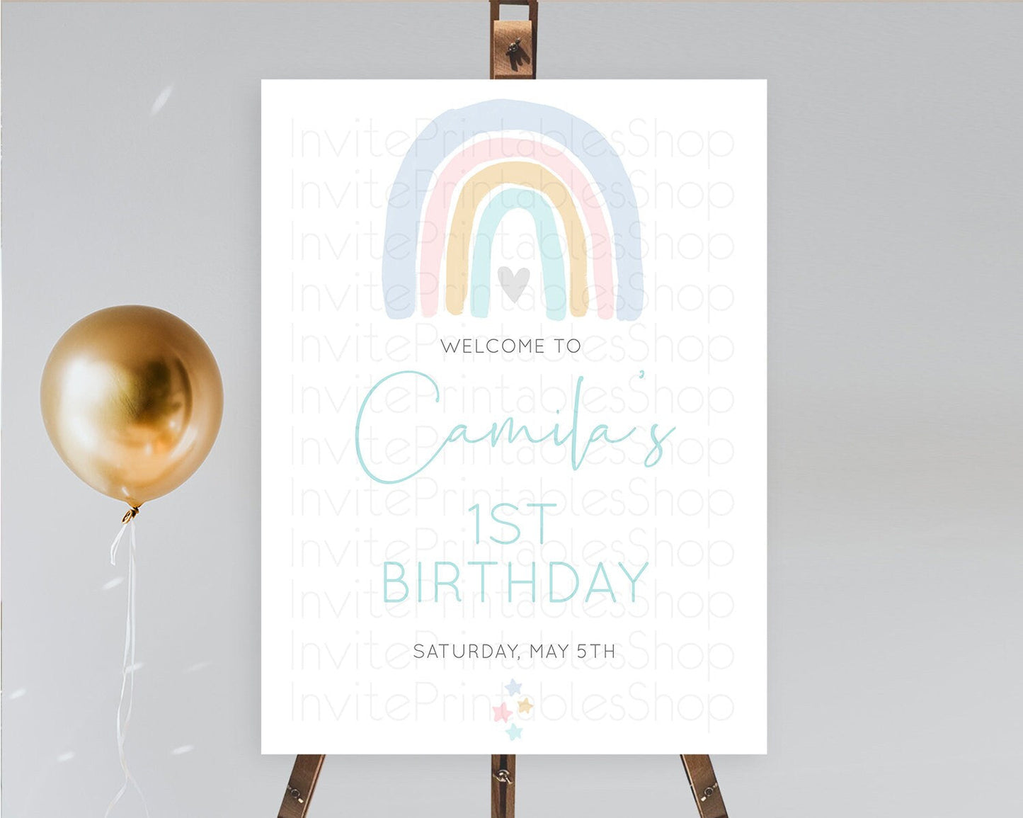 Pastel Rainbow Welcome Sign Boho Rainbow Welcome Board Rainbow Welcome Sign Pastel Welcome Decor Rainbow First Birthday Welcome Sign D10214