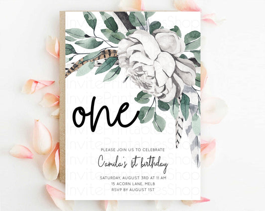 Editable Secret Garden Invitation Wildflower Birthday Invitation Pastel Flow