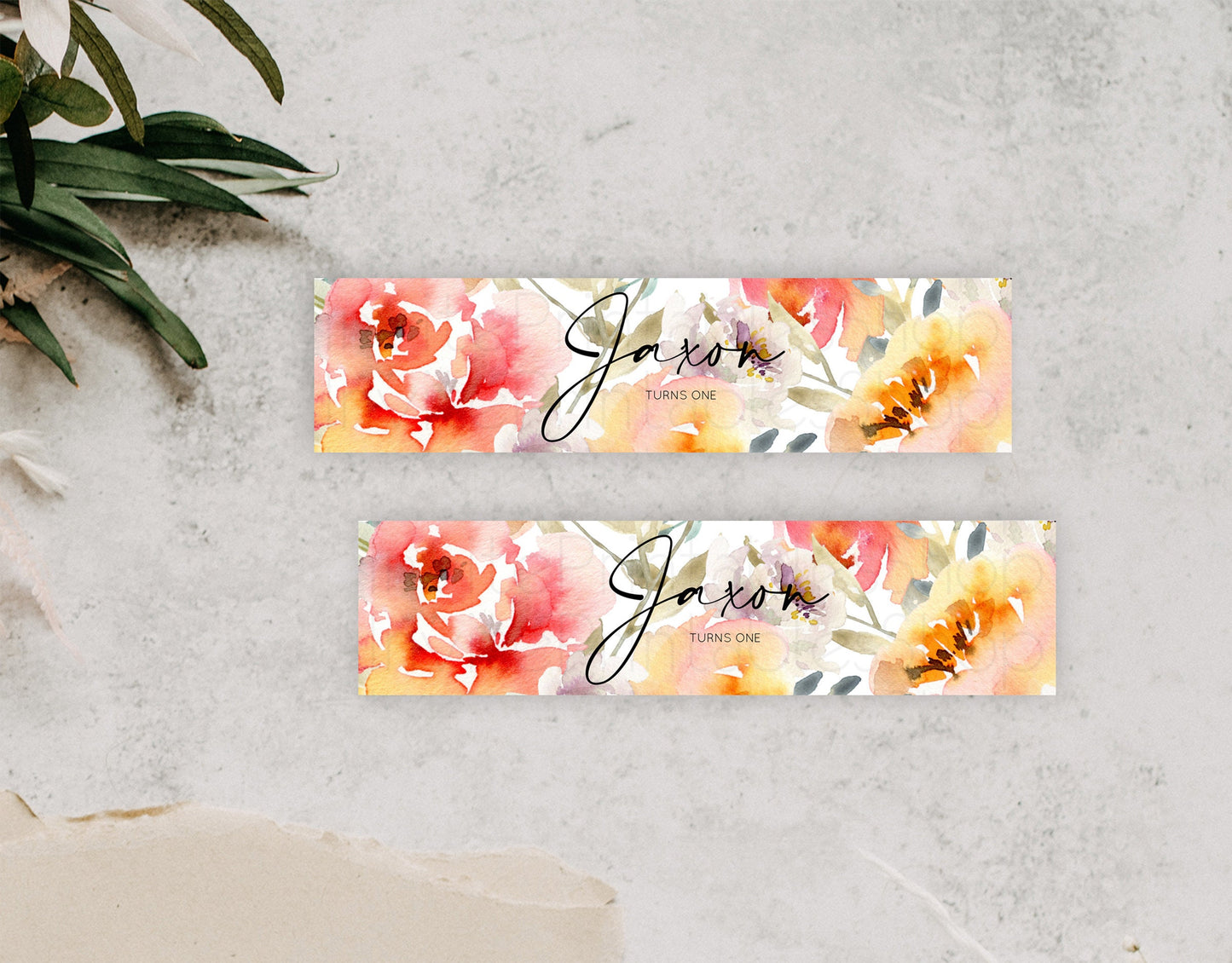 Wildflower Water Label Template Secret Garden Water Label Pastel Floral Garden Party Decor Boho Flowers Birthday Baby Shower Wedding D10280